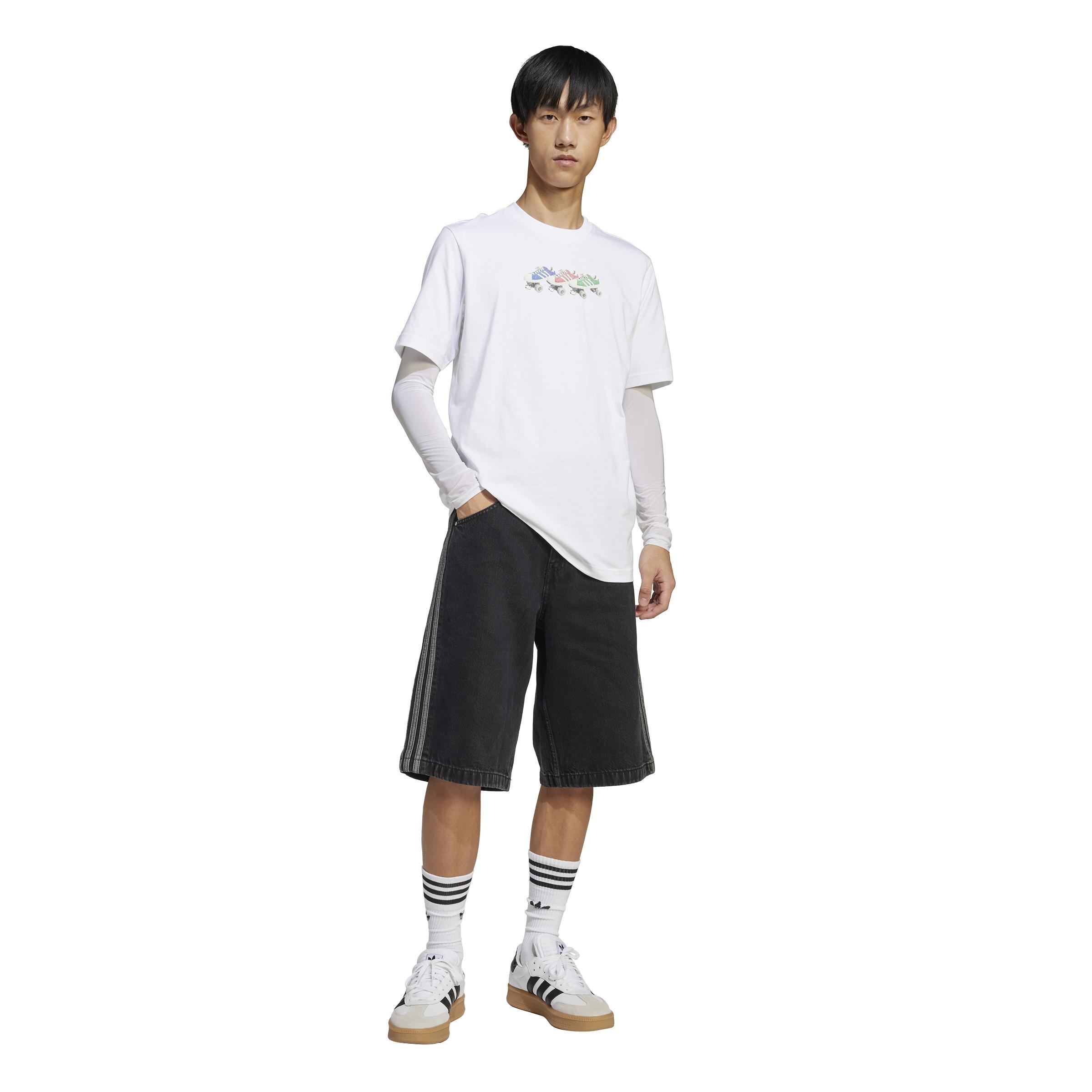 adidas Originals T-Shirt, White, A701_ONE, large image number 5