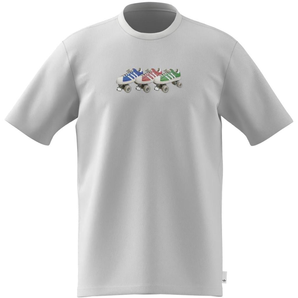 adidas Originals T-Shirt, White, A701_ONE, large image number 6