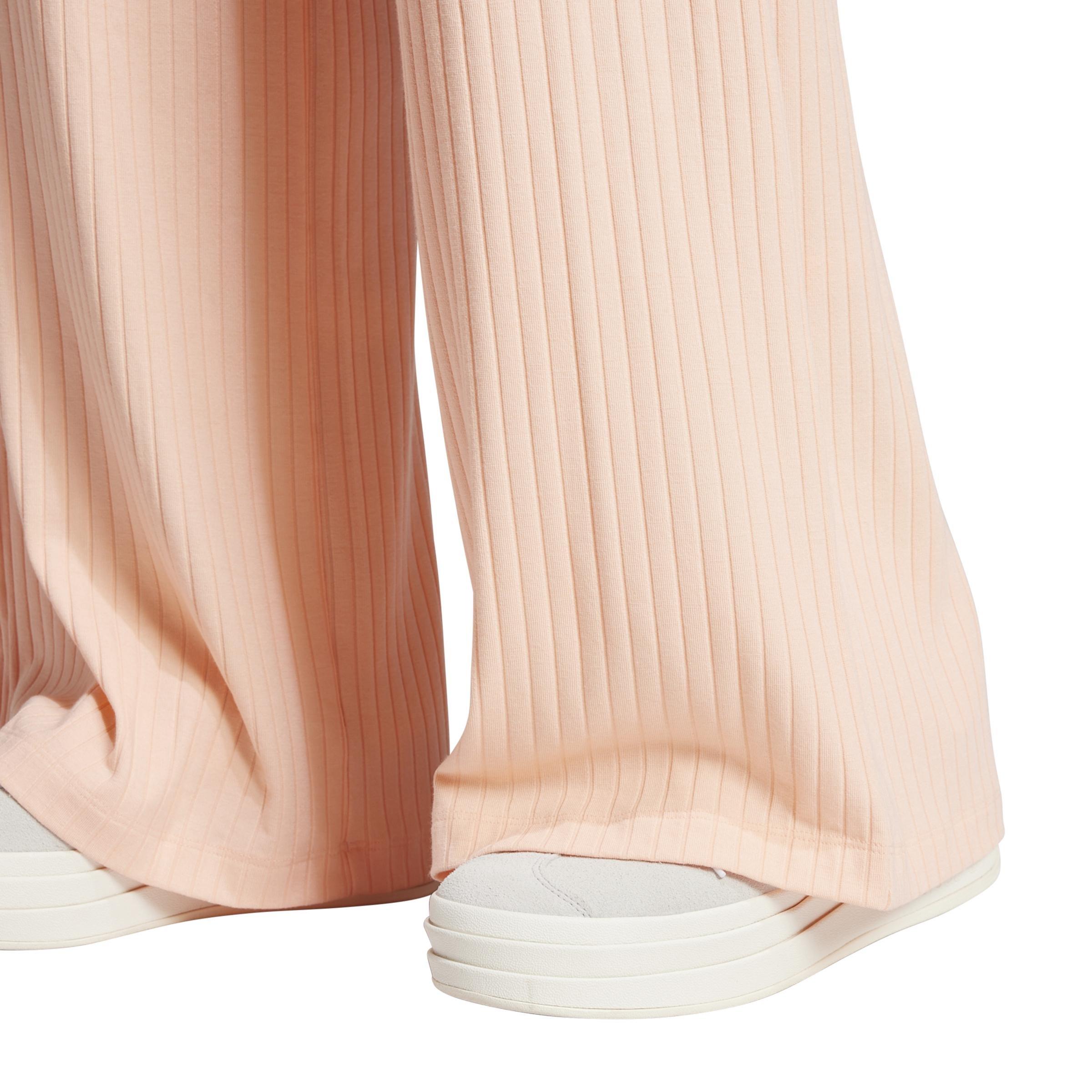 Essentials Wide Rib Pants, Pink, , large image number 3