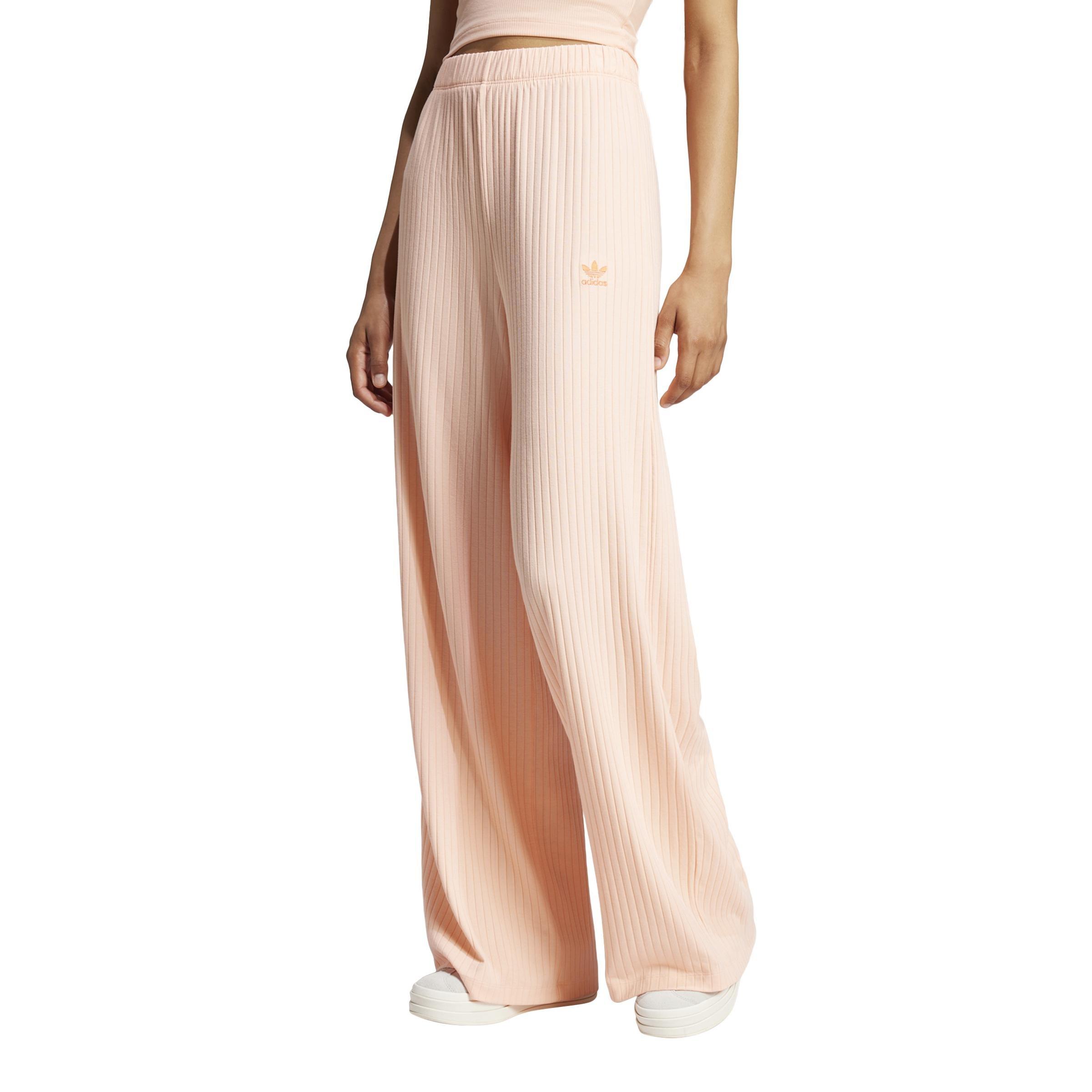 Essentials Wide Rib Pants, Pink, , large image number 5