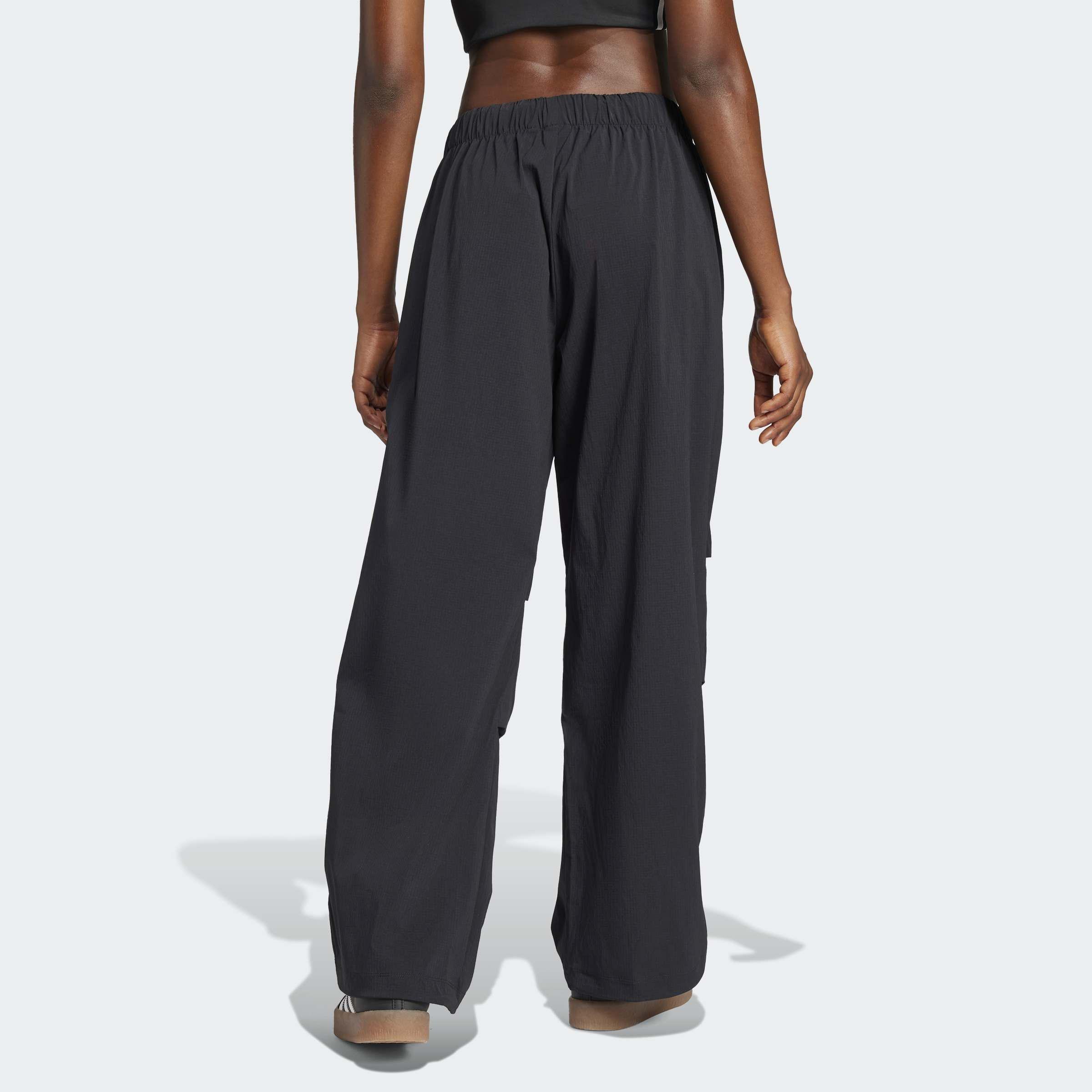 Essentials Ripstop Parachute Pants, Black