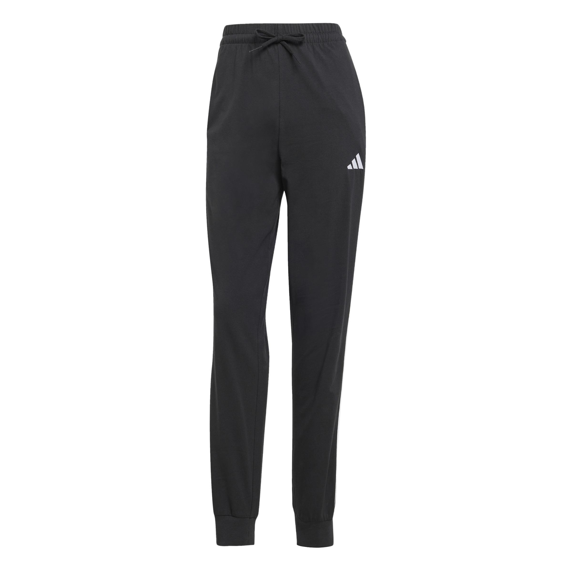 Essentials 3-Stripes Jogger Joggers, Black, , large image number 0