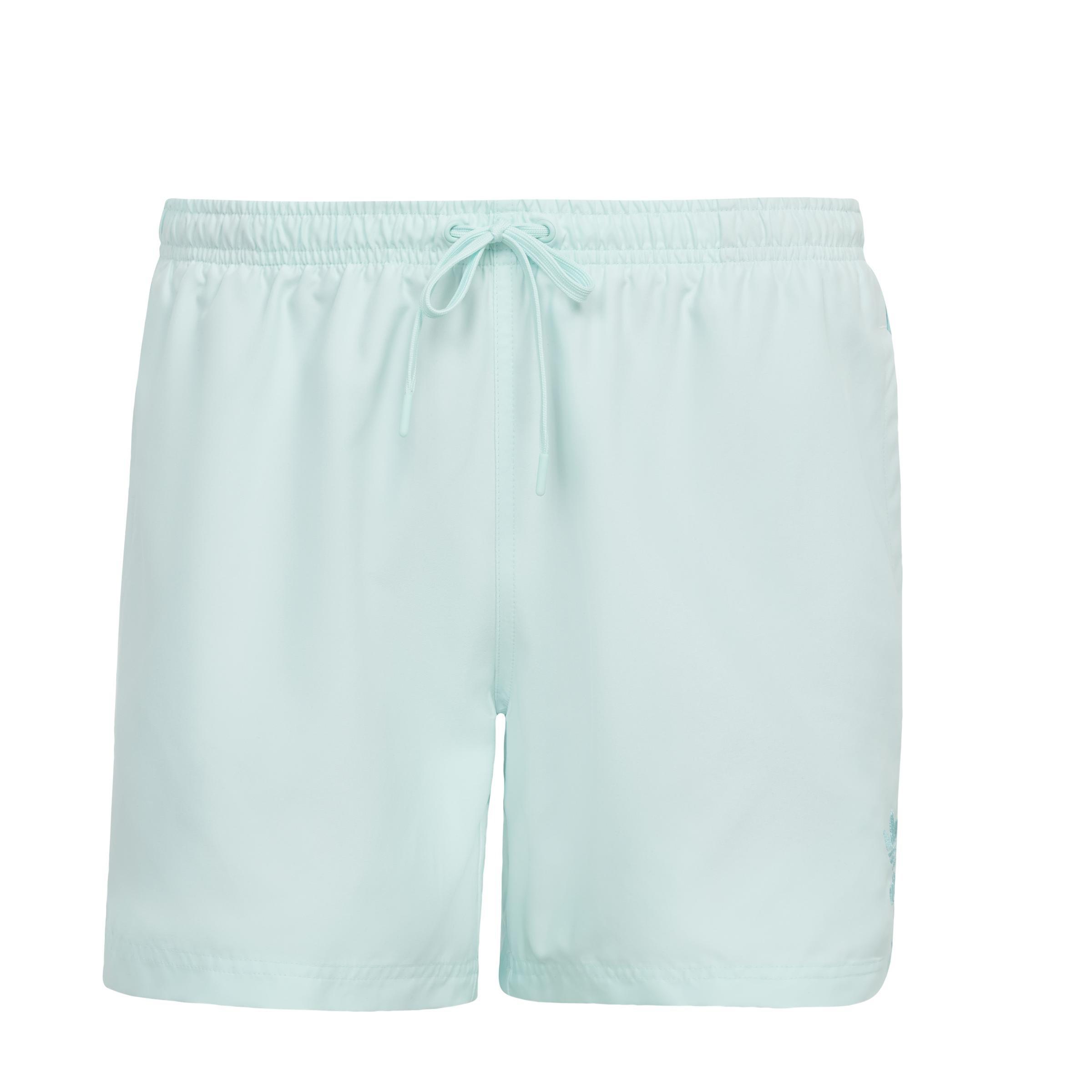 Adicolor 3-Stripes 5-Inch Swim Shorts, Turquoise, , large image number 0