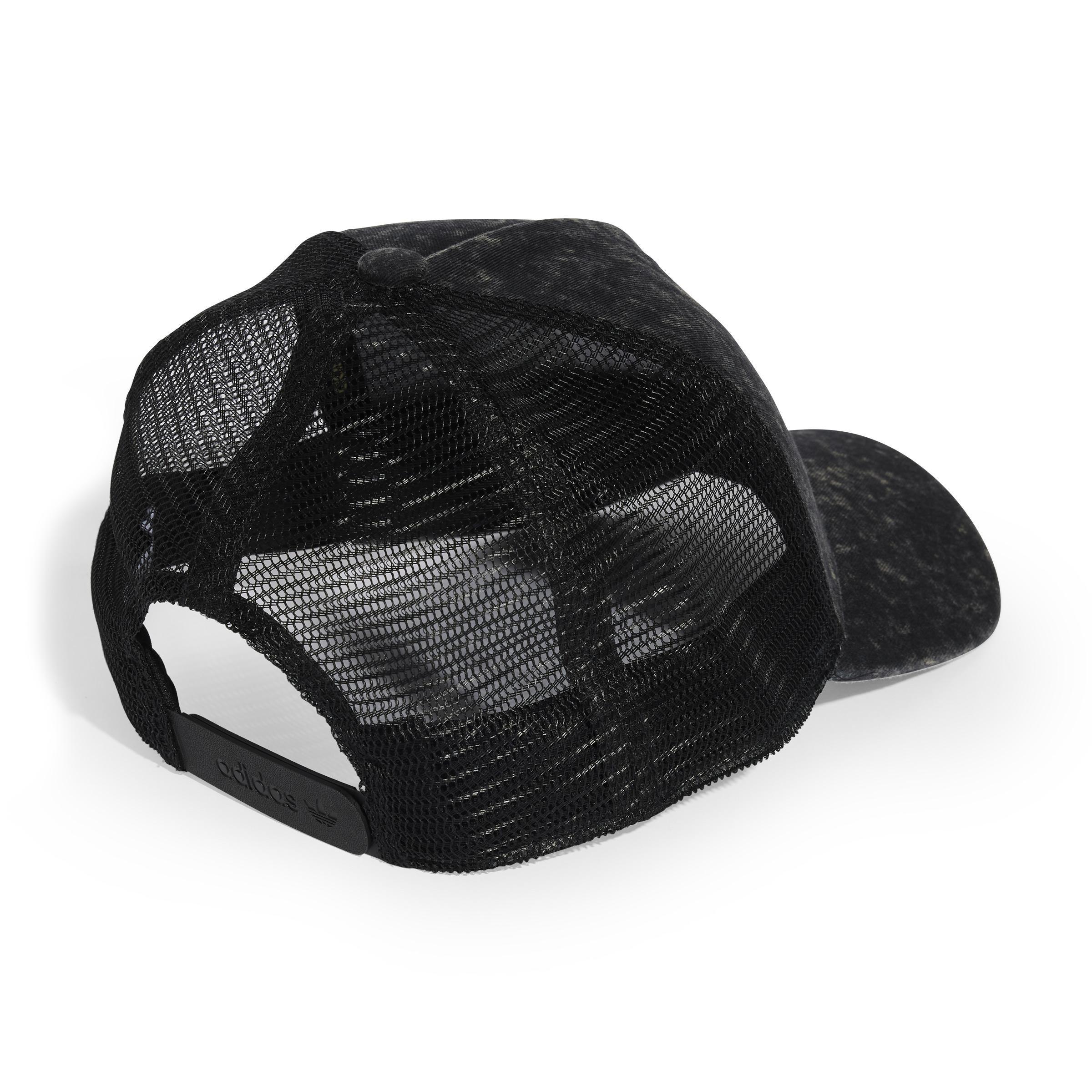 Unisex Skeleton Trucker Cap, Black, , large image number 1