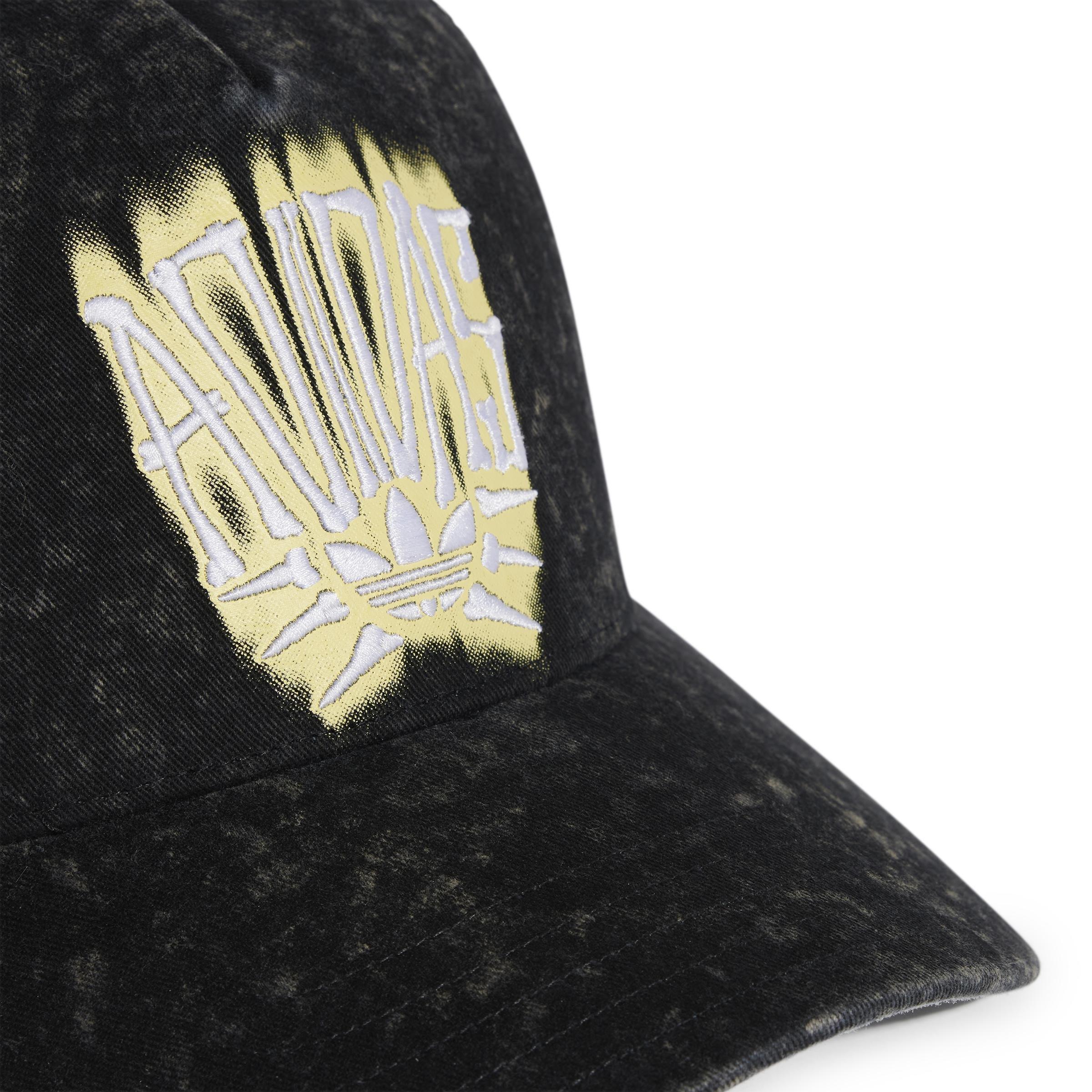 Unisex Skeleton Trucker Cap, Black, , large image number 2