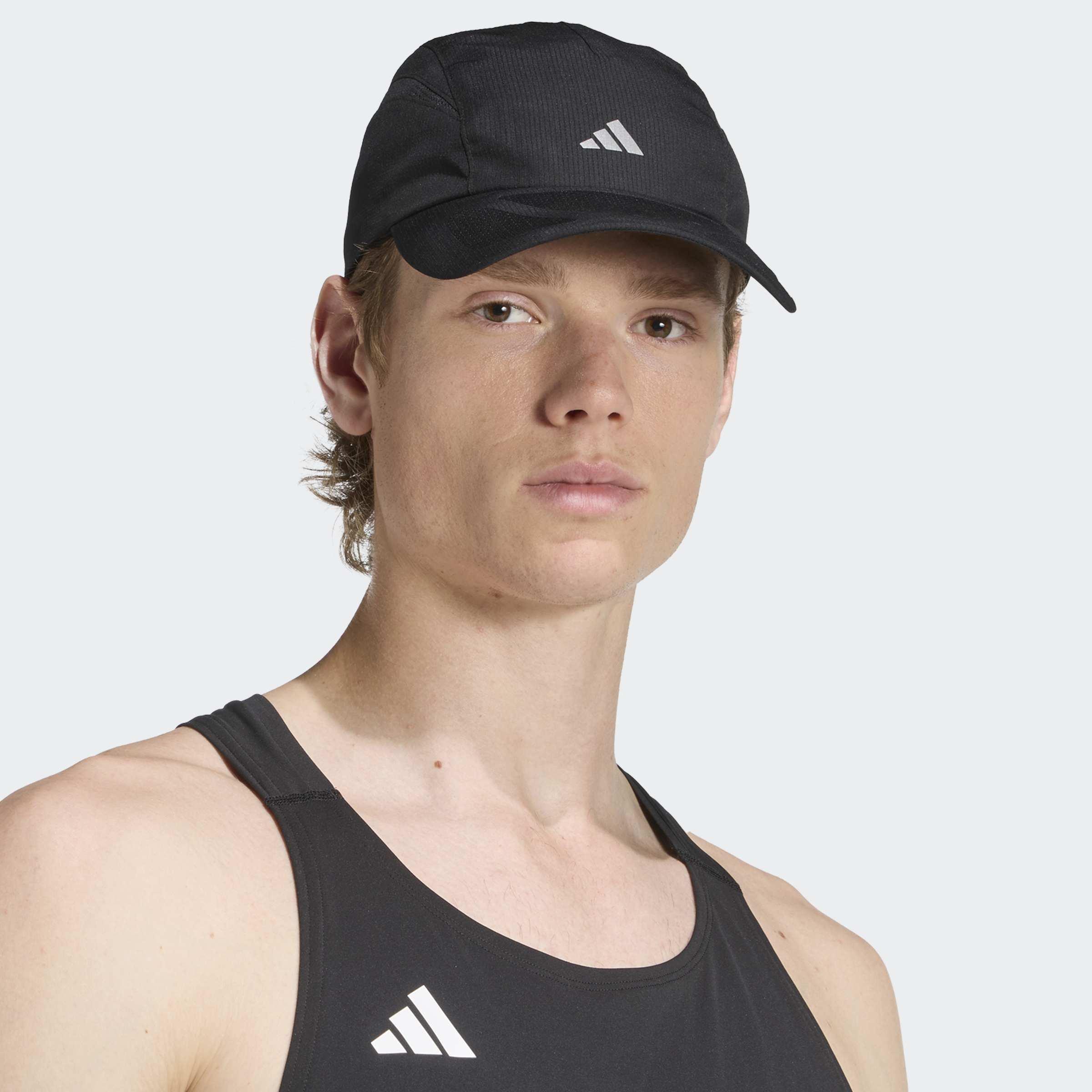 Unisex Runningxadizero Lightweight Climacool Cap, Black, A701_ONE, large image number 11