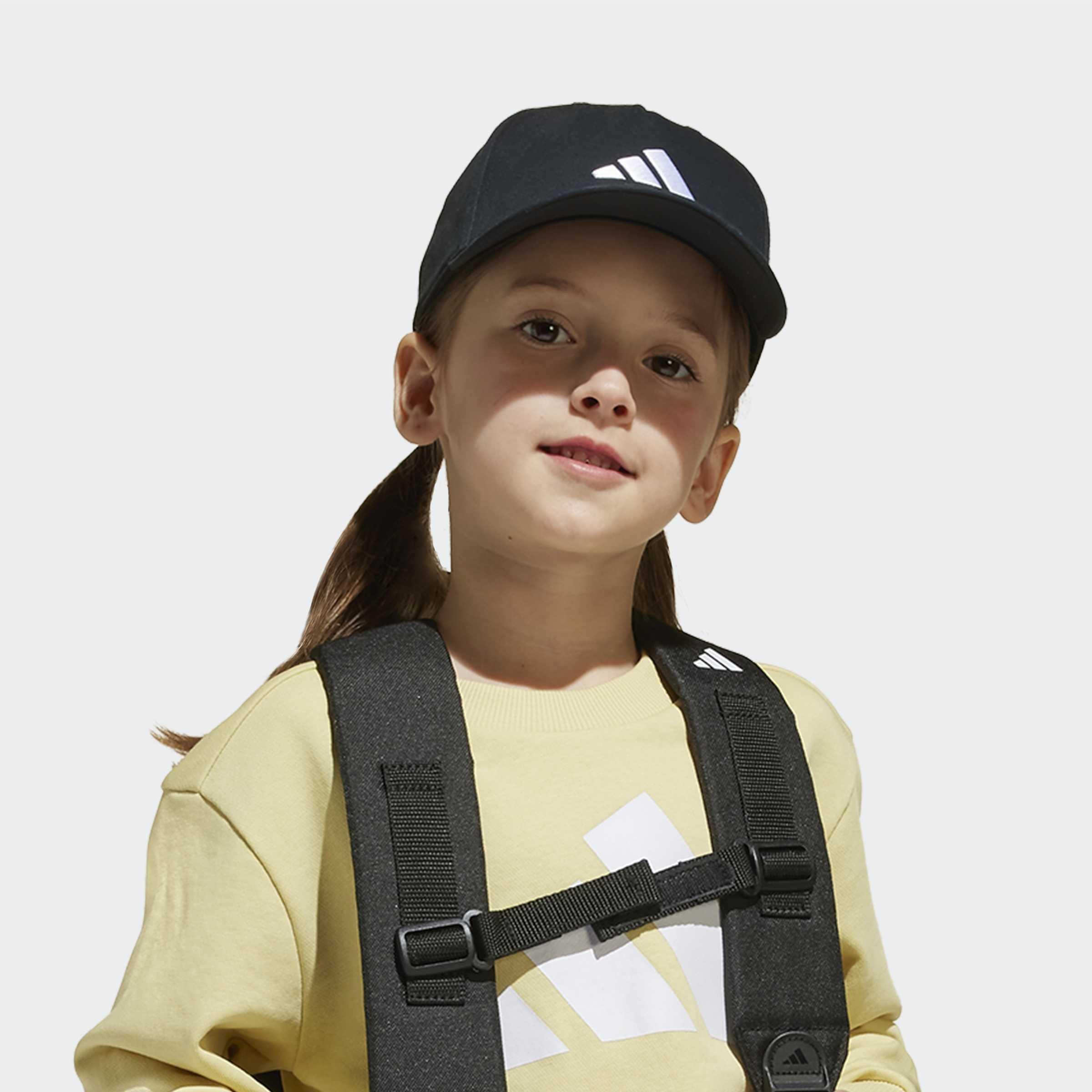 Kids Unisex Cap, Black, A701_ONE, large image number 4