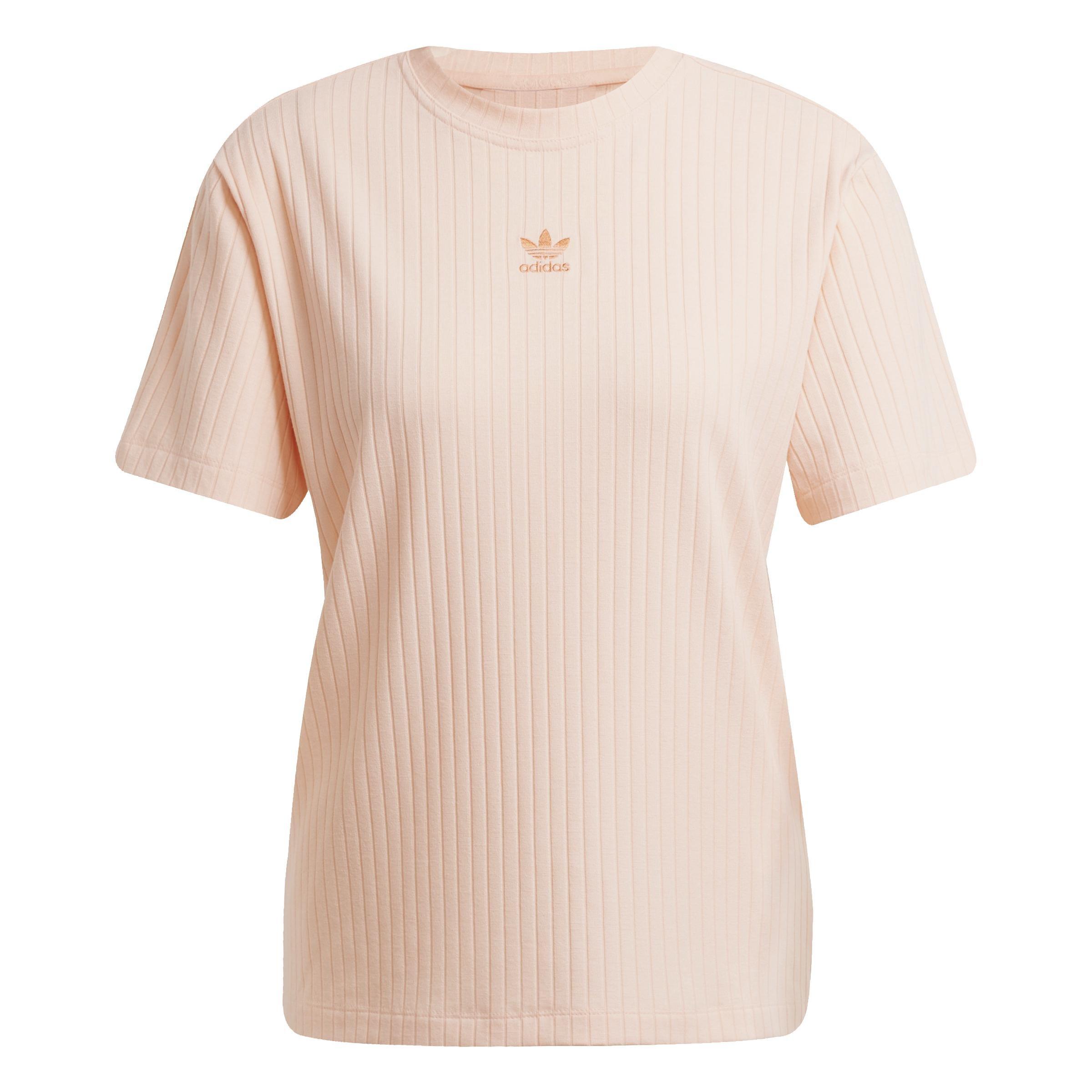 Essentials Wide Rib T-Shirt, Pink, A701_ONE, large image number 0