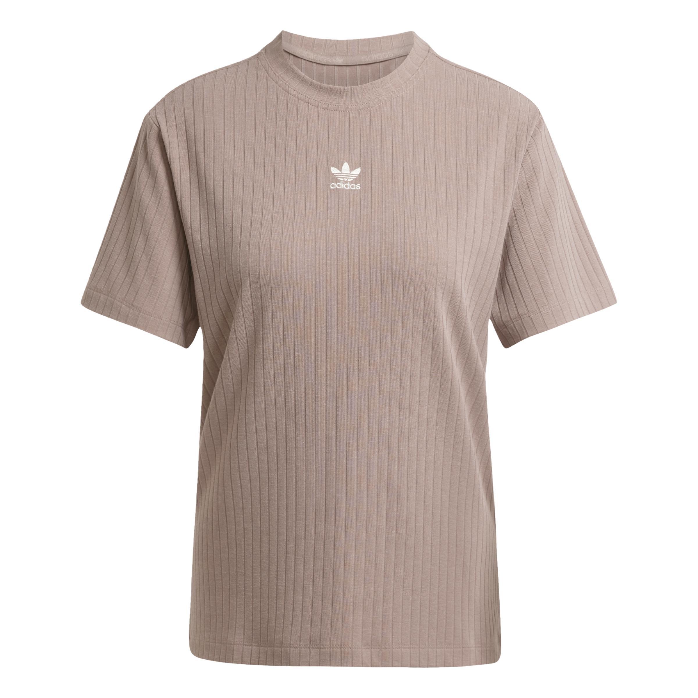 Essentials Wide Rib T-Shirt, Brown, A701_ONE, large image number 0