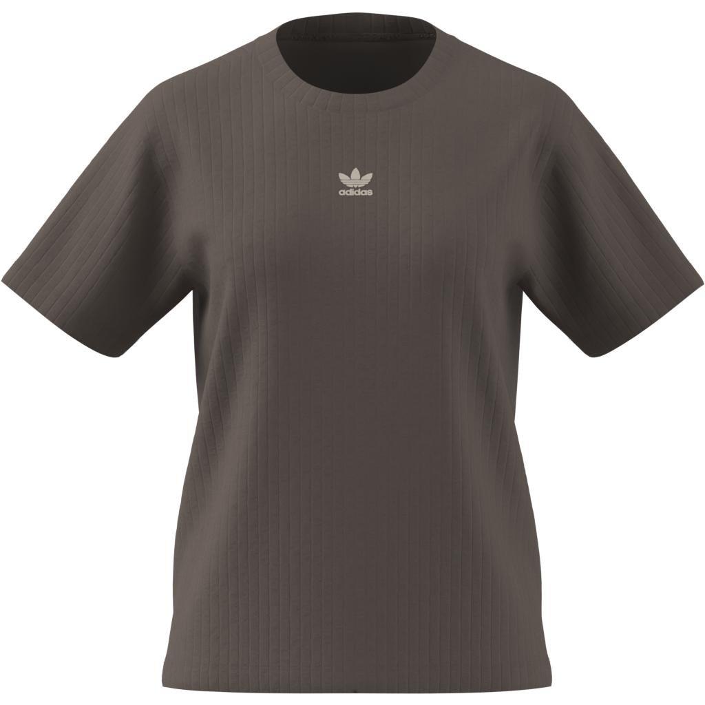 Essentials Wide Rib T-Shirt, Brown, A701_ONE, large image number 5