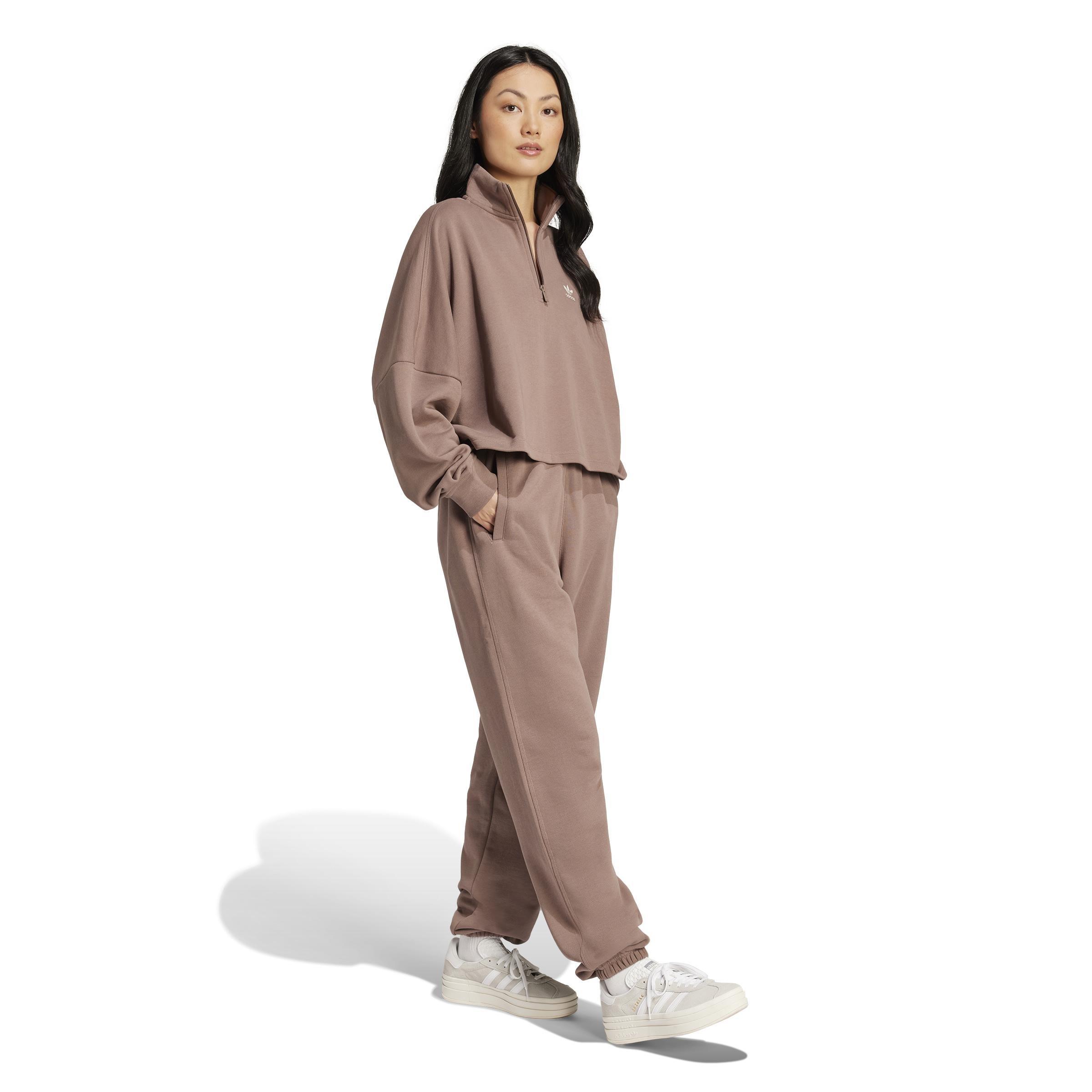 Essentials French Terry Joggers, Brown, , large image number 7