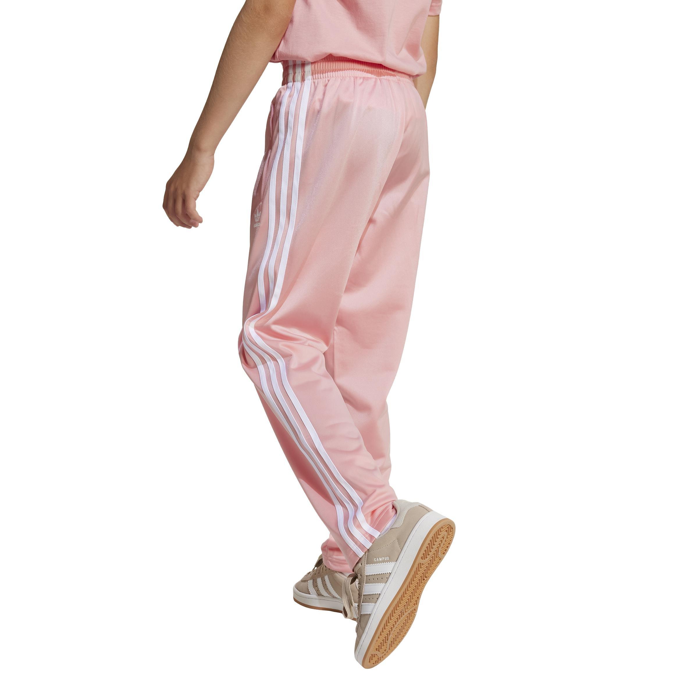 Unisex Adicolor Firebird Tracksuit Bottoms, Pink, A701_ONE, large image number 1