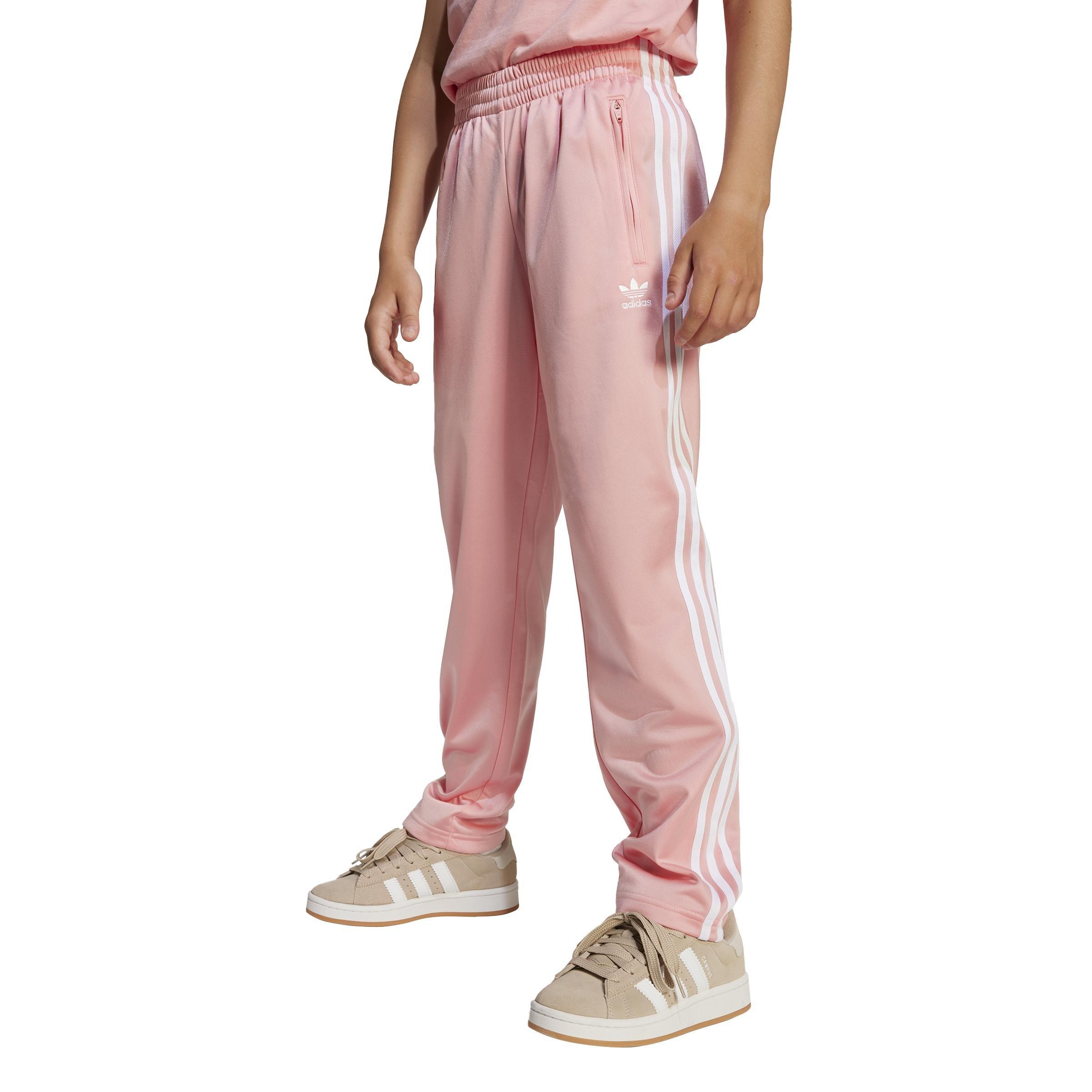 Unisex Adicolor Firebird Tracksuit Bottoms, Pink, A701_ONE, large image number 6