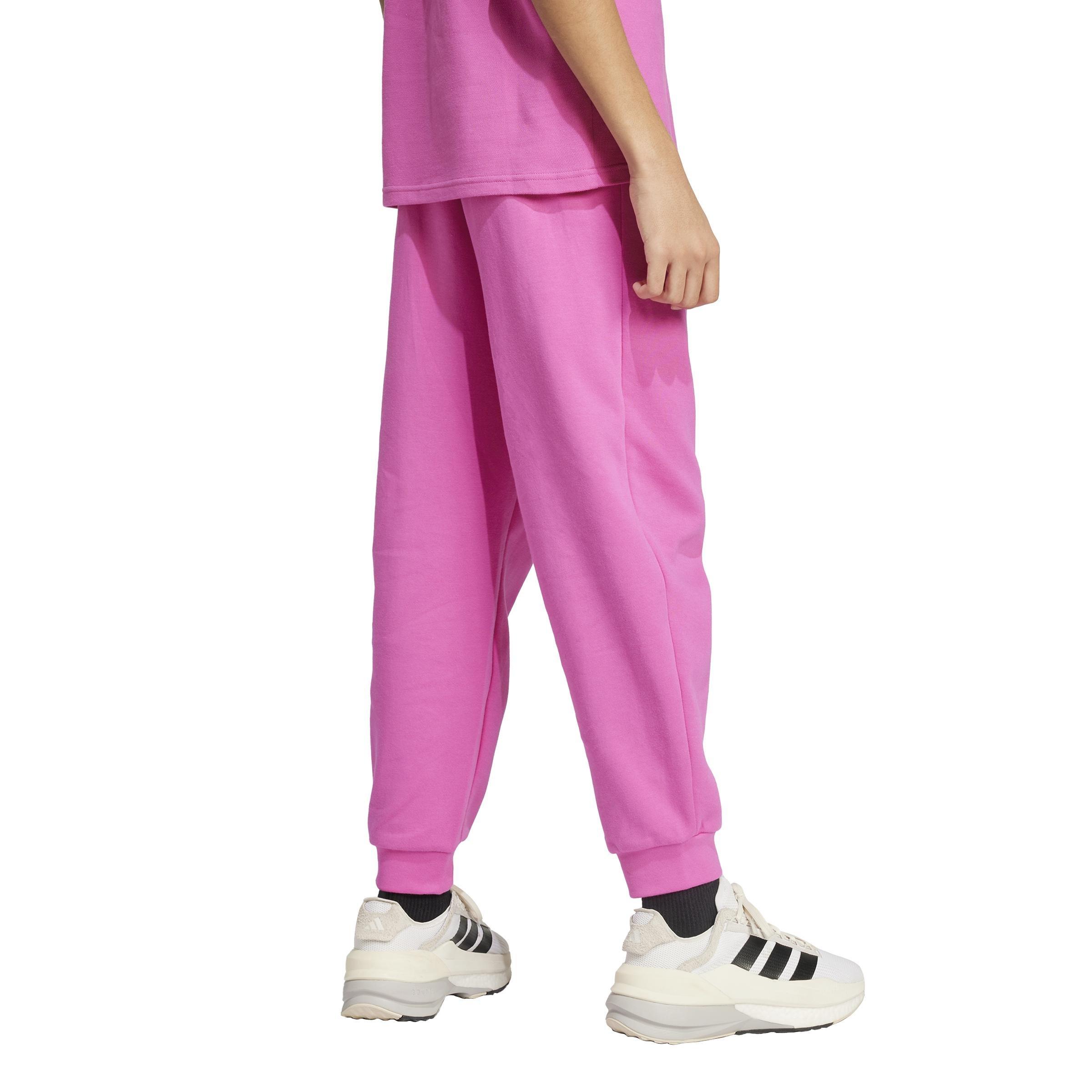 Unisex Kids Future Icons Logo Tracksuit Bottoms, Pink, , large image number 0