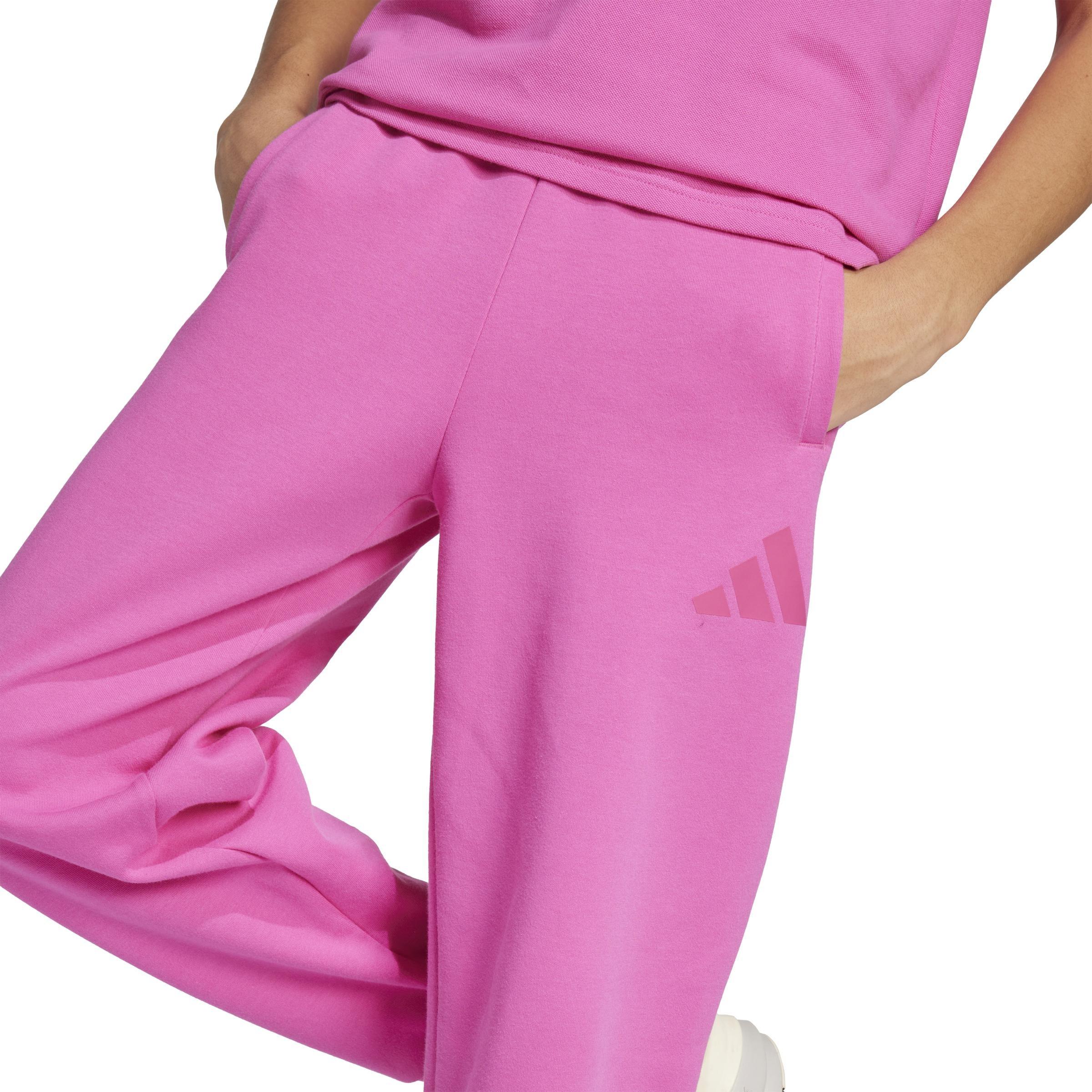Unisex Kids Future Icons Logo Tracksuit Bottoms, Pink, , large image number 1