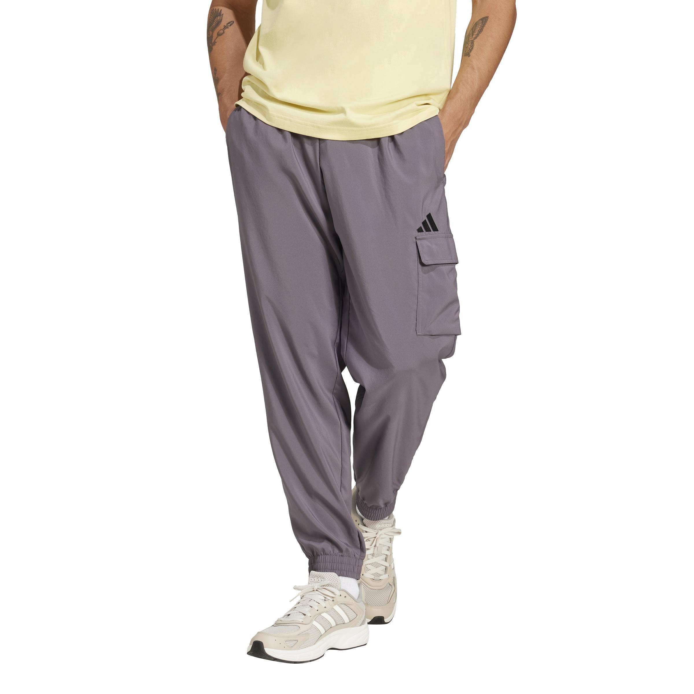 Essentials Small Logo Cargo Joggers, Grey, A701_ONE, large image number 6