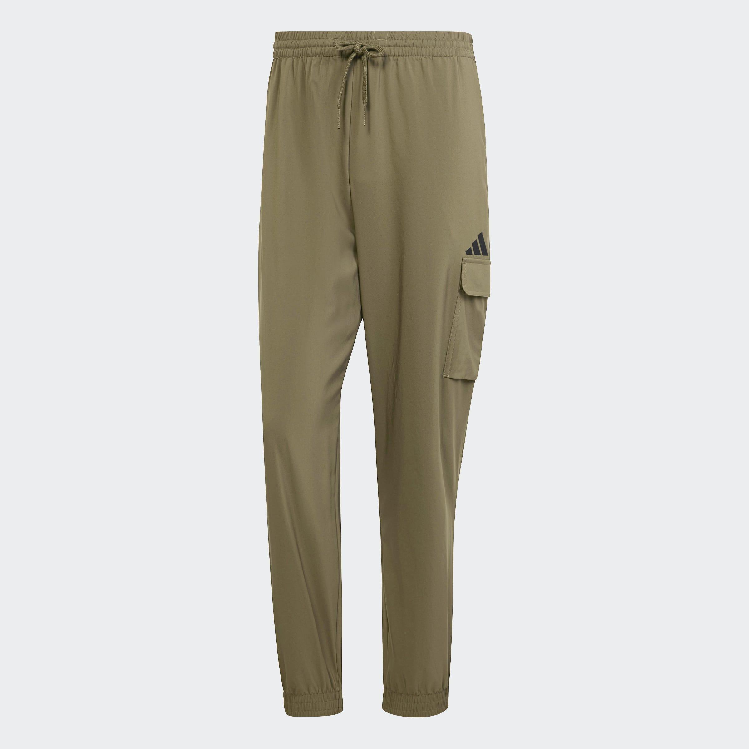 Essentials Small Logo Cargo Joggers, Green, A701_ONE, large image number 0