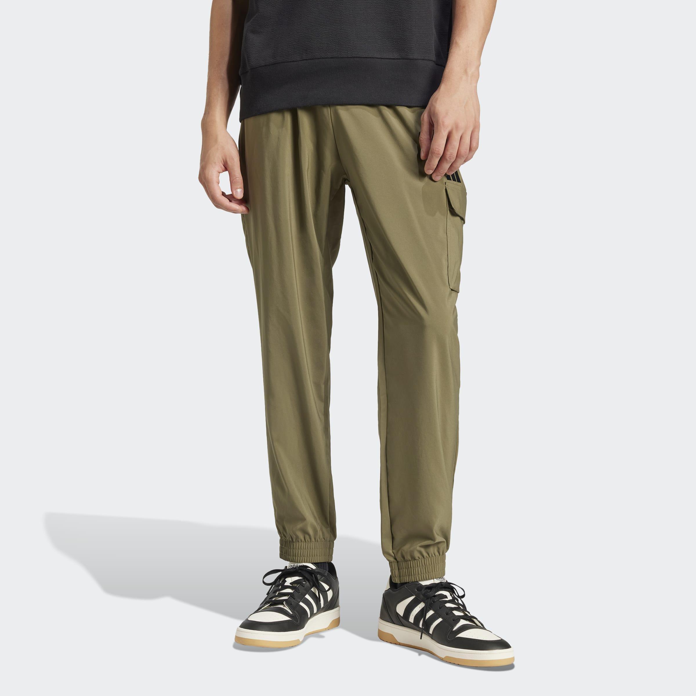 Essentials Small Logo Cargo Joggers, Green, A701_ONE, large image number 4