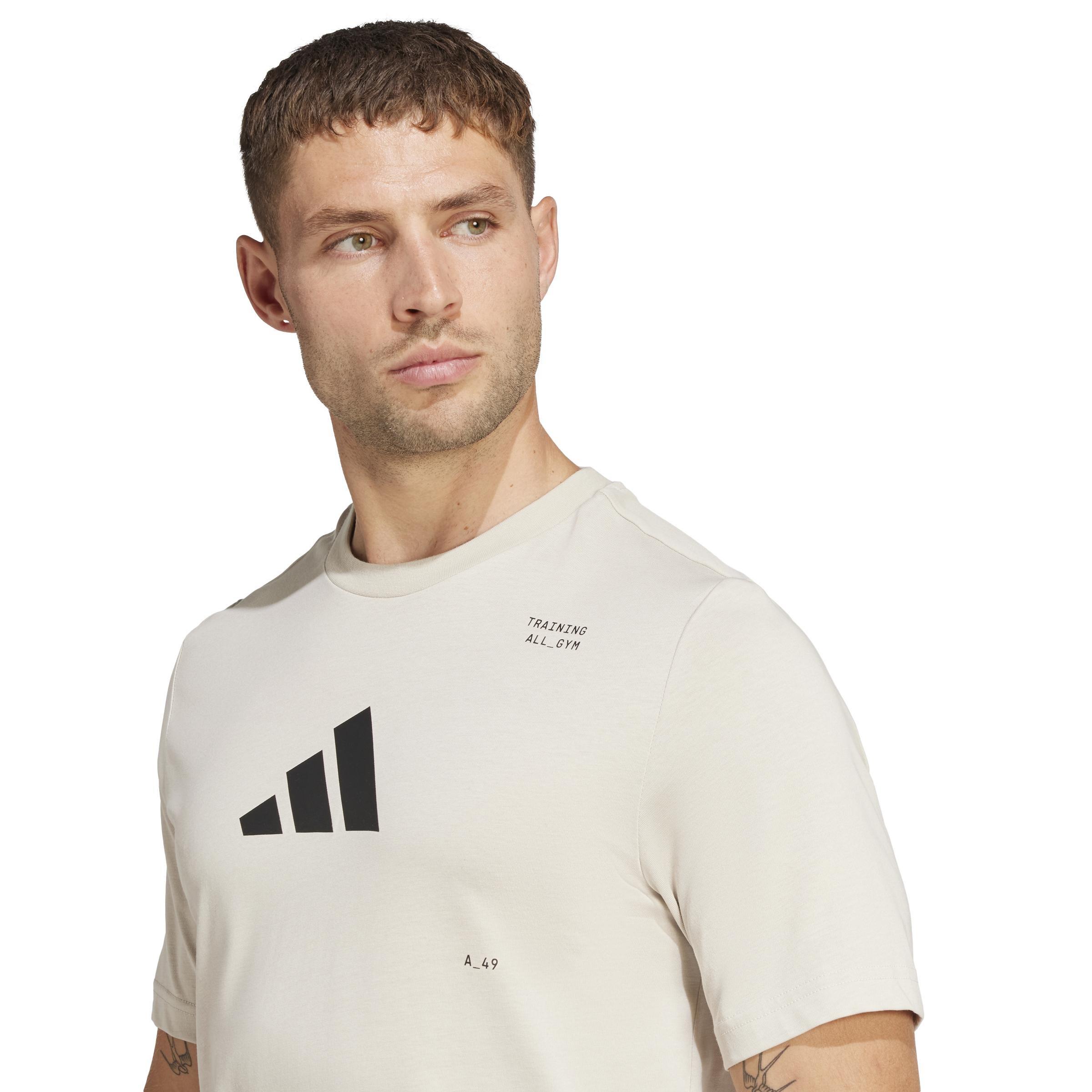 All-Gym Category Graphic T-Shirt, Grey, A701_ONE, large image number 2