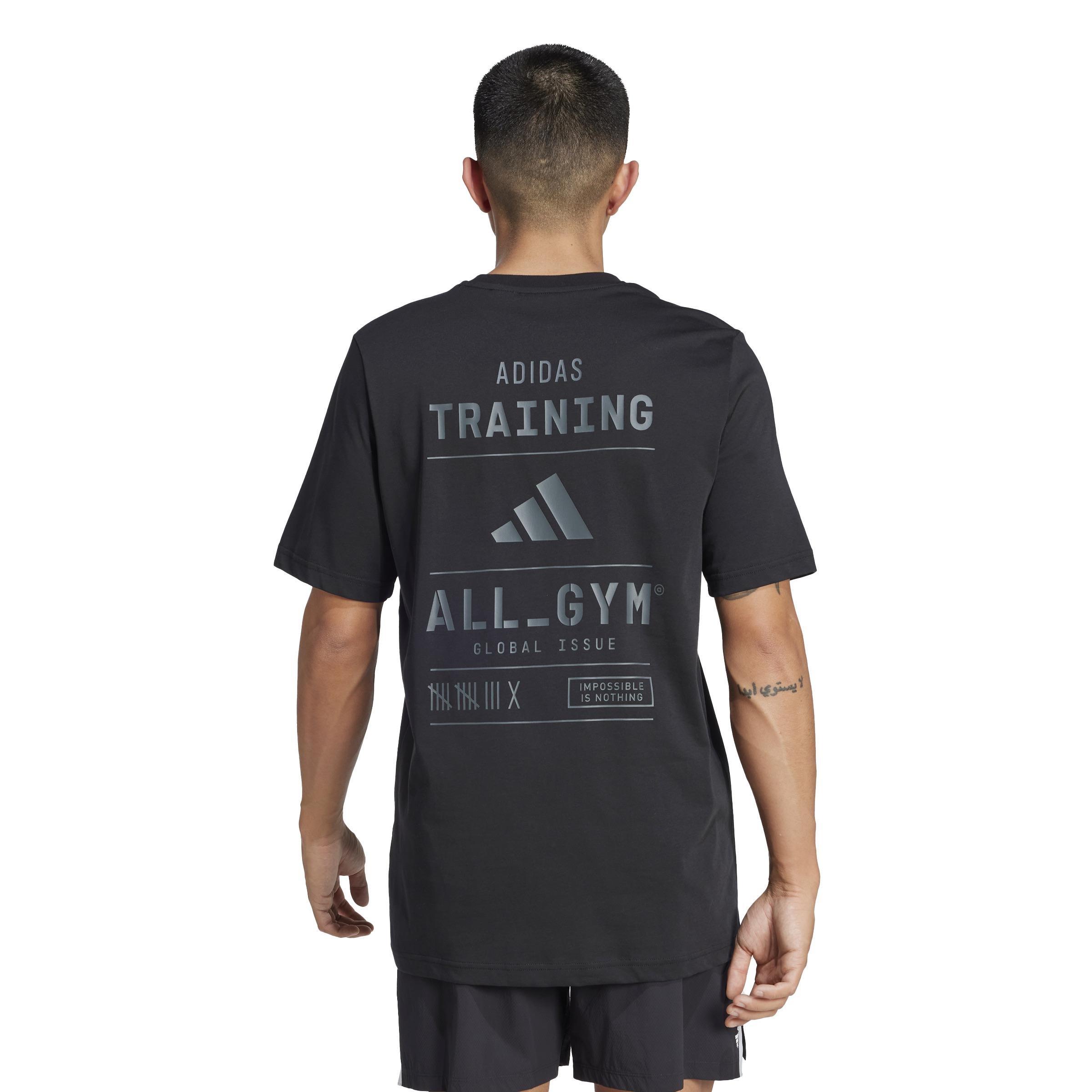 All-Gym Category Graphic T-Shirt, Black, , large image number 1