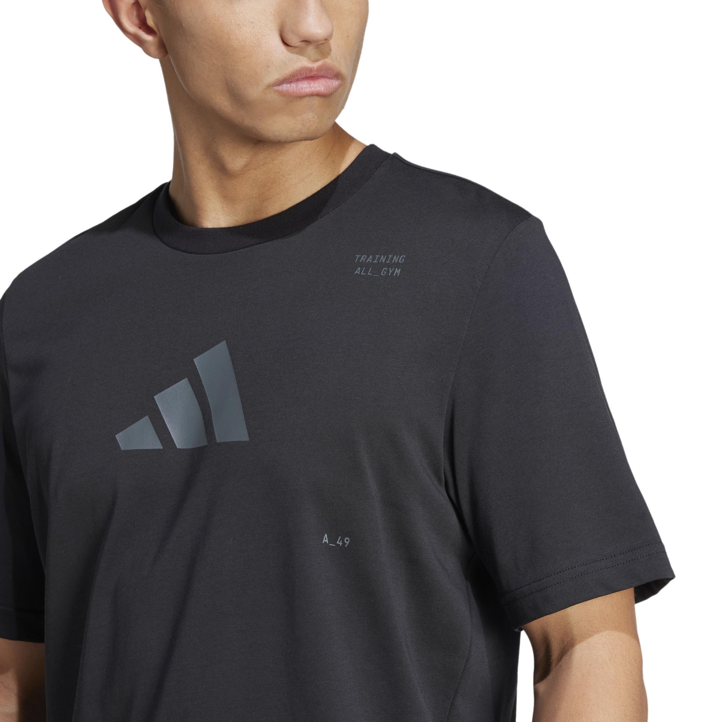 All-Gym Category Graphic T-Shirt, Black, , large image number 2
