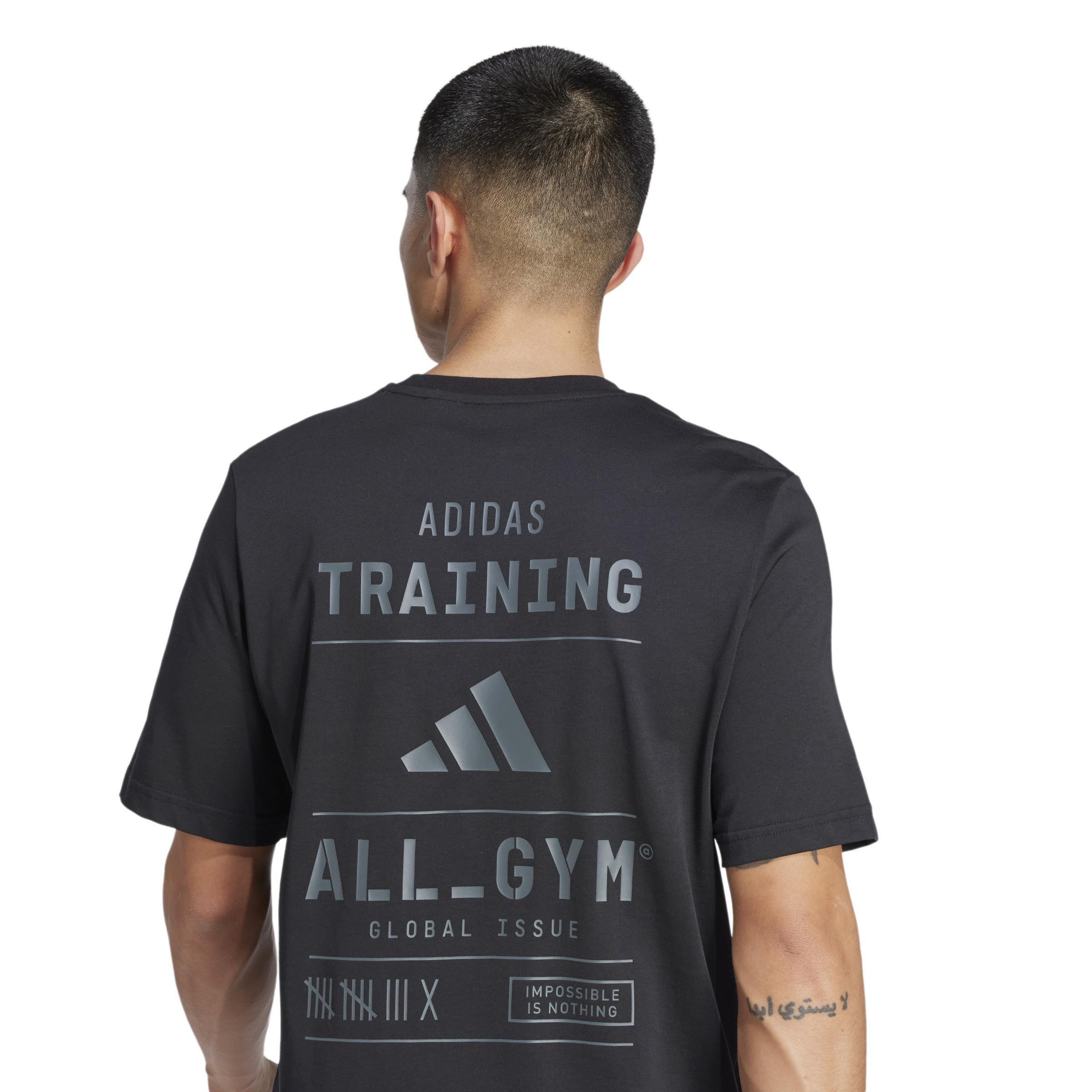 All-Gym Category Graphic T-Shirt, Black, , large image number 3