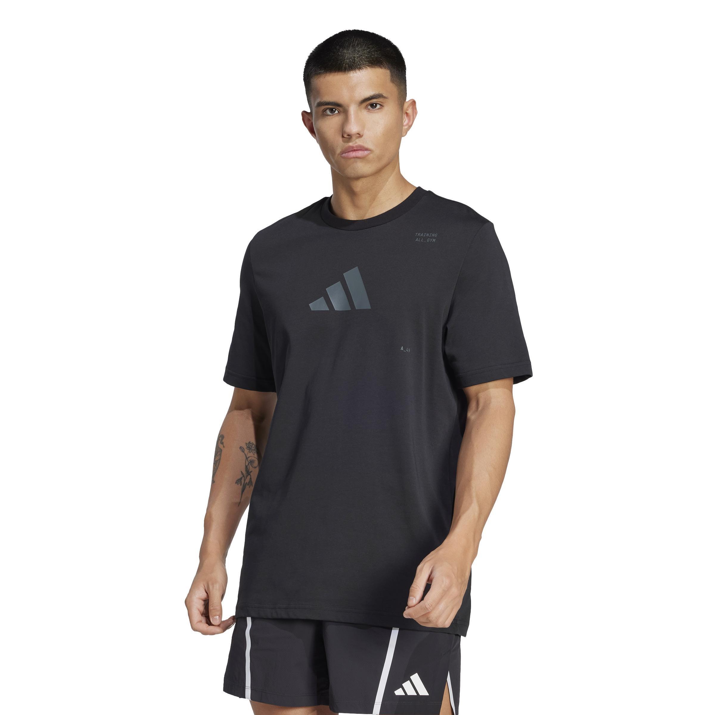 All-Gym Category Graphic T-Shirt, Black, , large image number 6