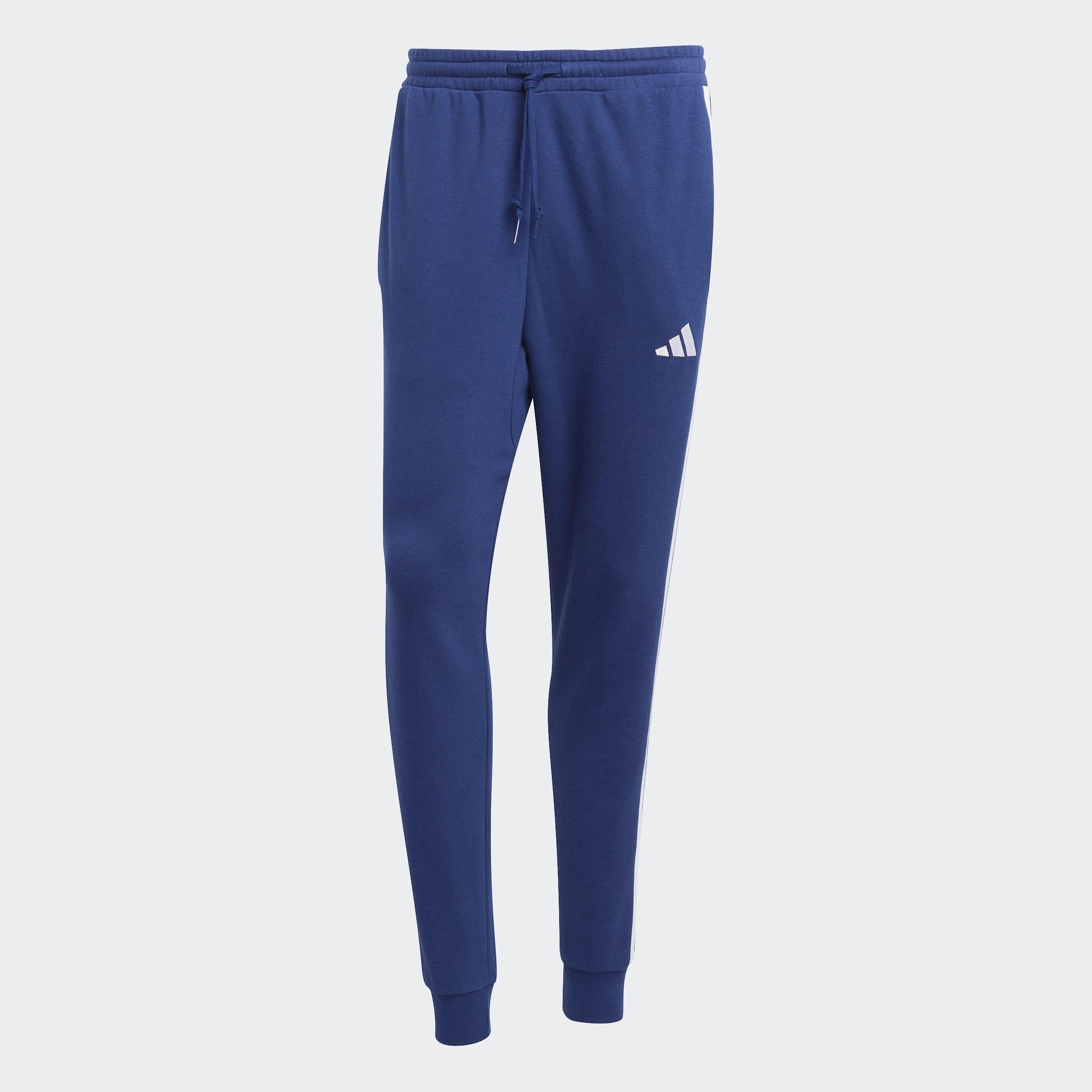 Essential 3-Stripes French Terry Joggers, Blue, A701_ONE, large image number 0