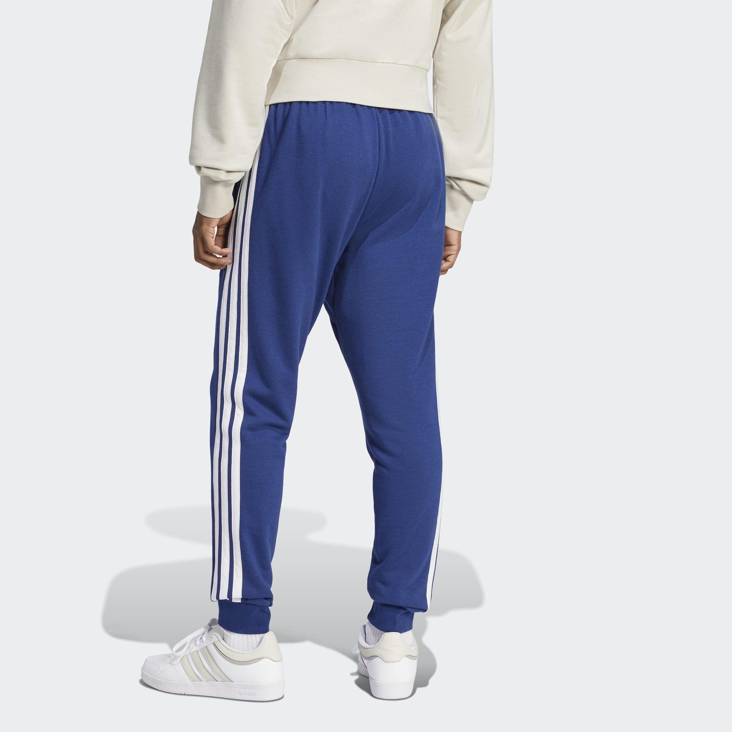 Essential 3-Stripes French Terry Joggers, Blue, A701_ONE, large image number 1