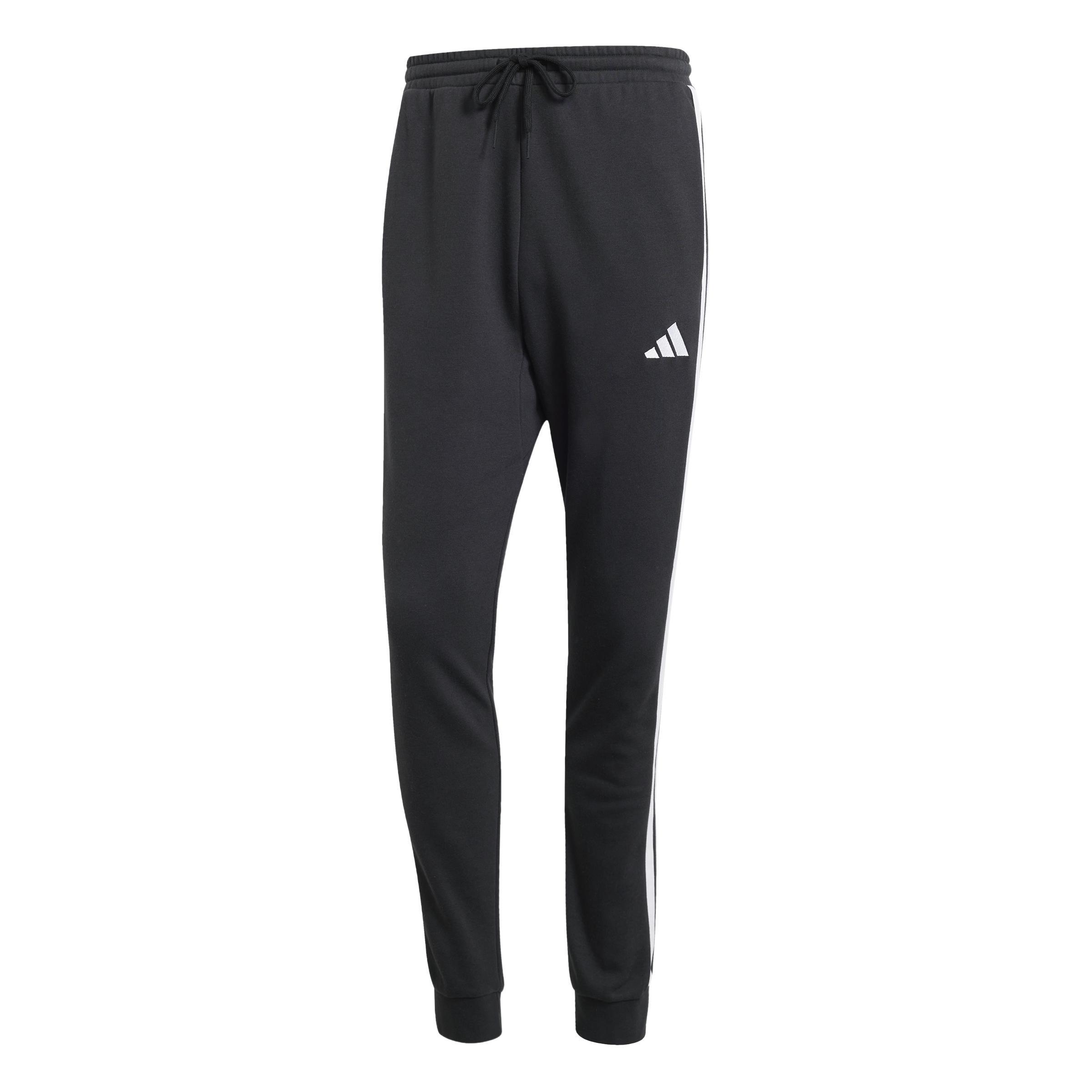 Essential 3-Stripes French Terry Joggers, Black, , large image number 0