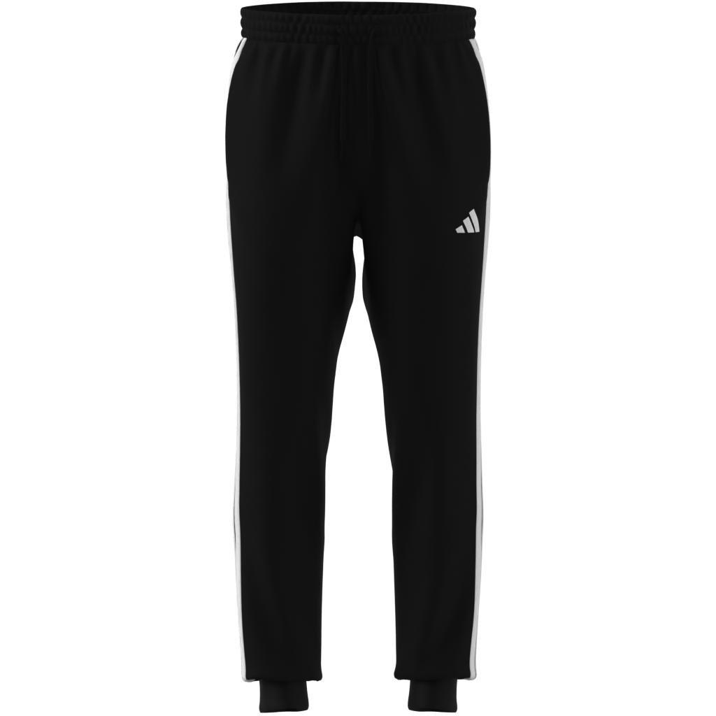 Essential 3-Stripes French Terry Joggers, Black, A701_ONE, large image number 8