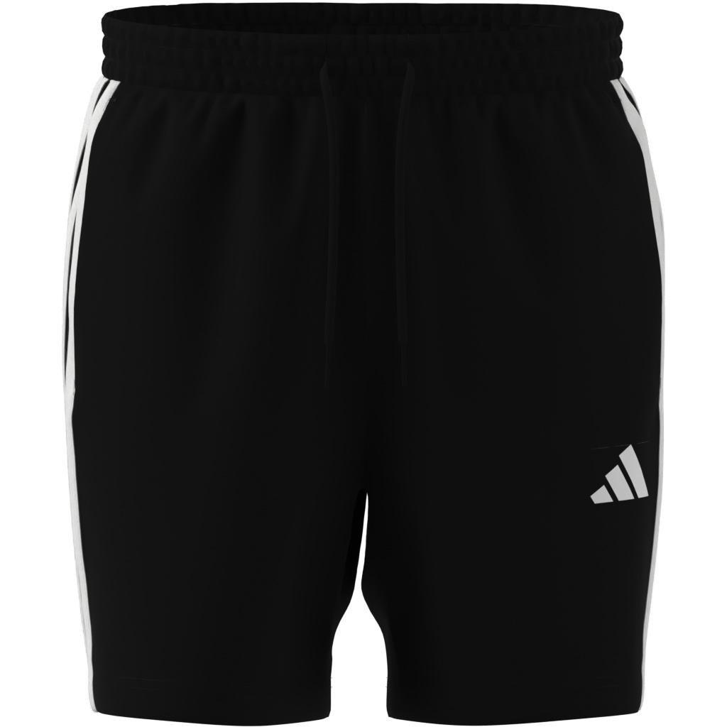 Essentials 3-Stripes Single Jersey Shorts 7-Inch, Black, A701_ONE, large image number 6