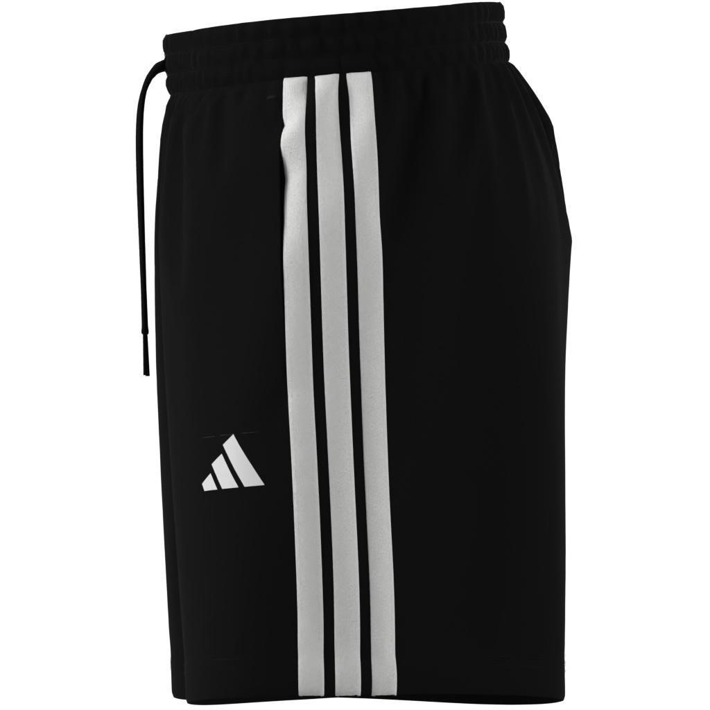 Essentials 3-Stripes Single Jersey Shorts 7-Inch, Black, A701_ONE, large image number 14