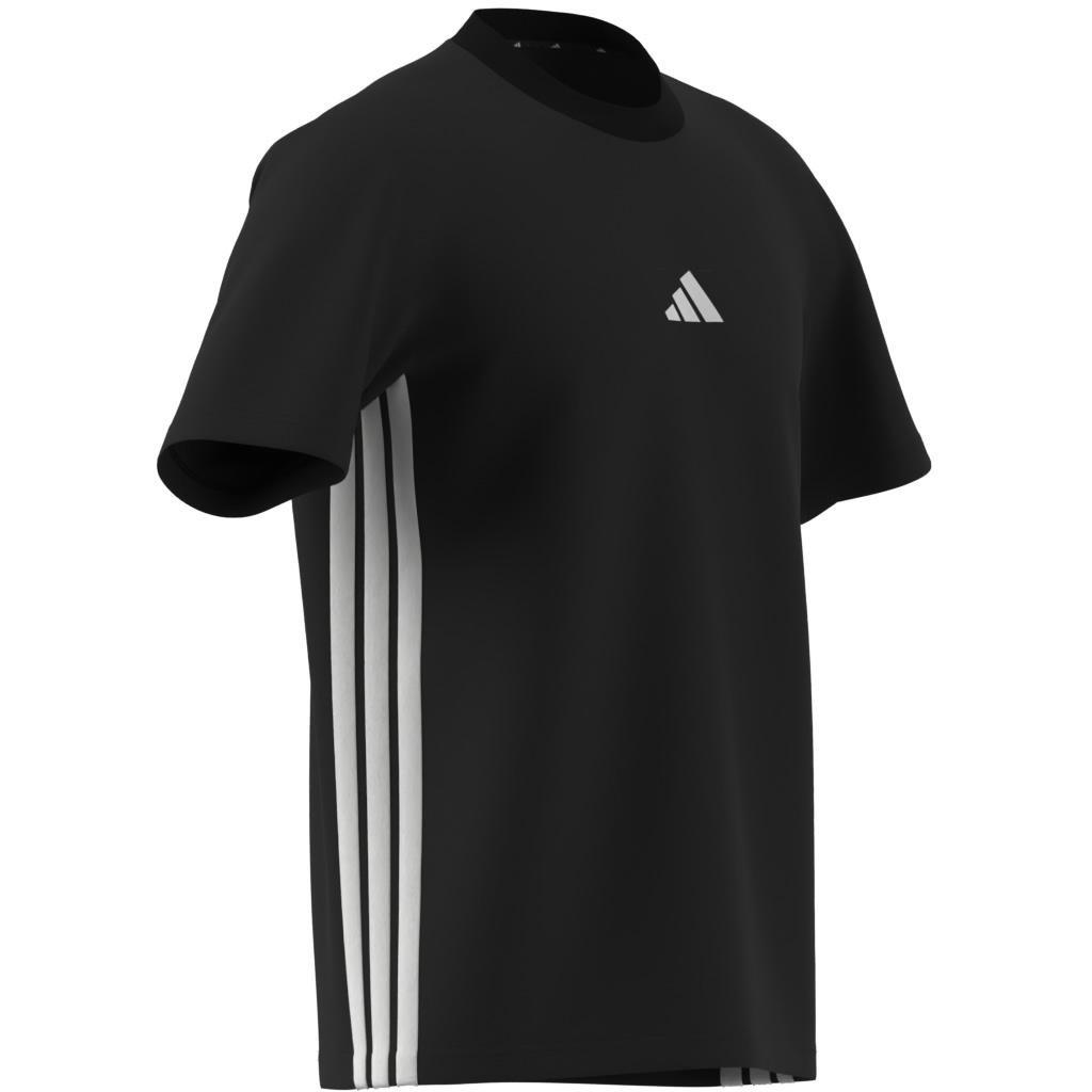 Essentials 3-Stripes Single Jersey T-Shirt, Black, A701_ONE, large image number 5