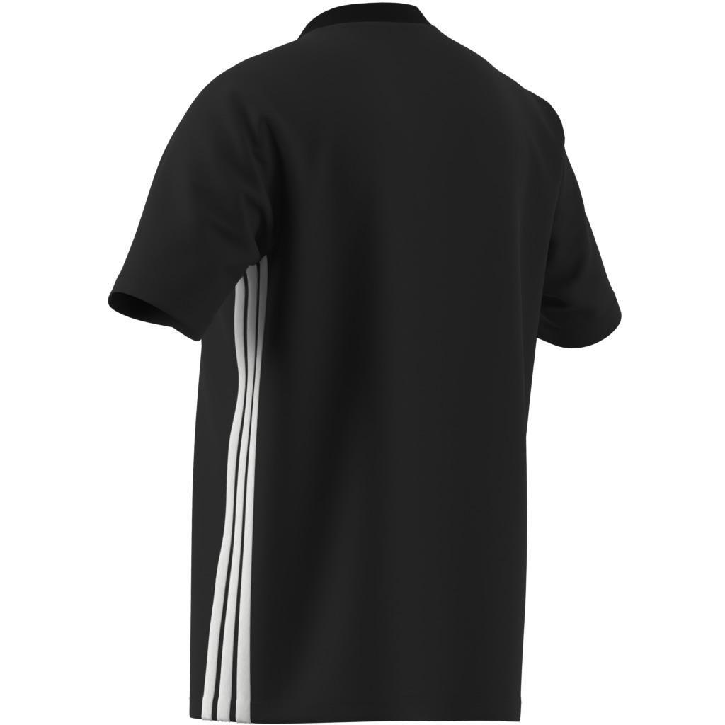 Essentials 3-Stripes Single Jersey T-Shirt, Black, A701_ONE, large image number 7