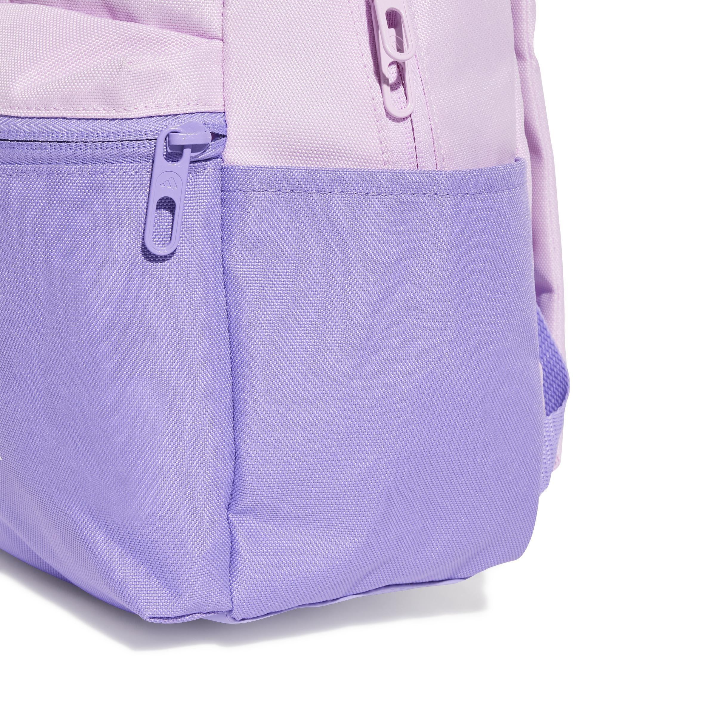 Unisex Kids Logo Backpack, Purple, A701_ONE, large image number 4