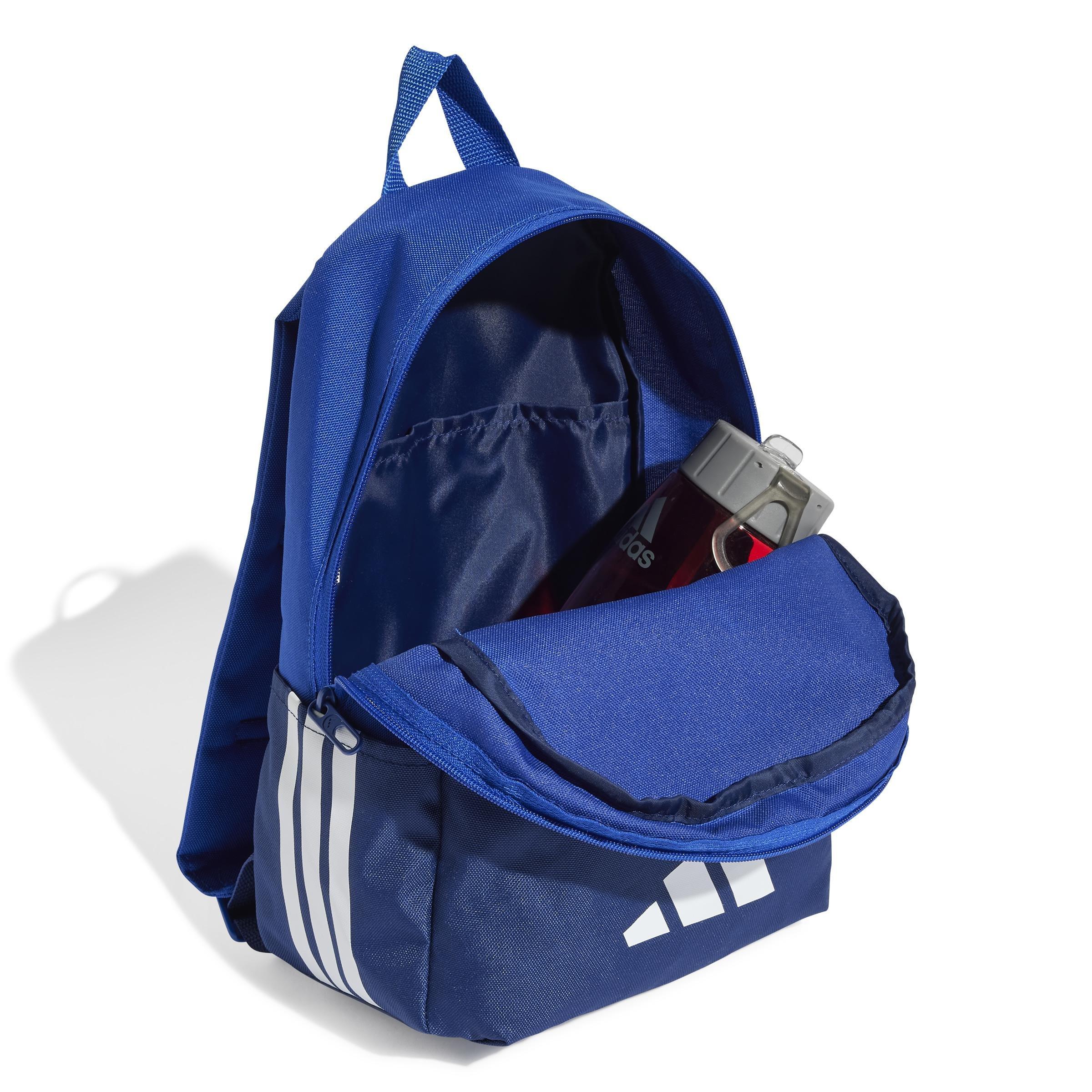 Unisex Kids Logo Backpack, Blue, A701_ONE, large image number 0