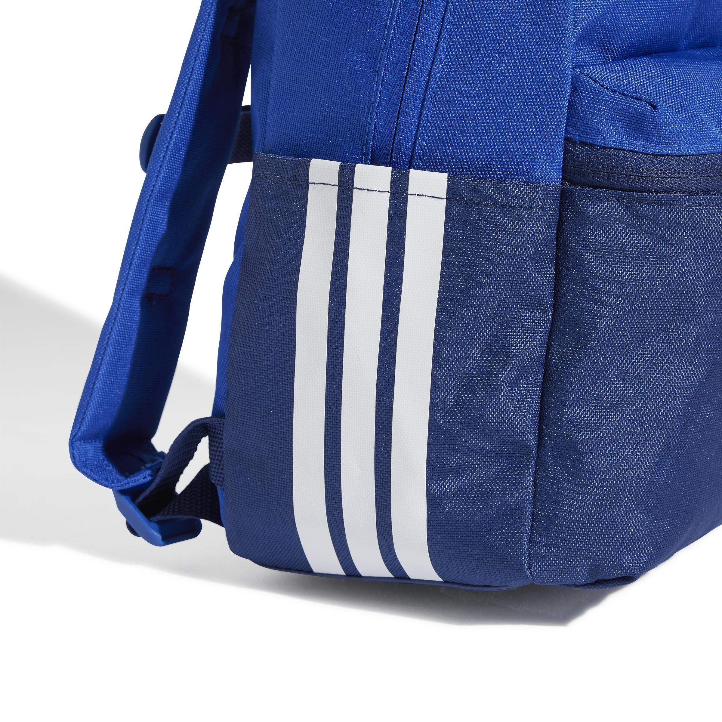 Unisex Kids Logo Backpack, Blue, A701_ONE, large image number 4