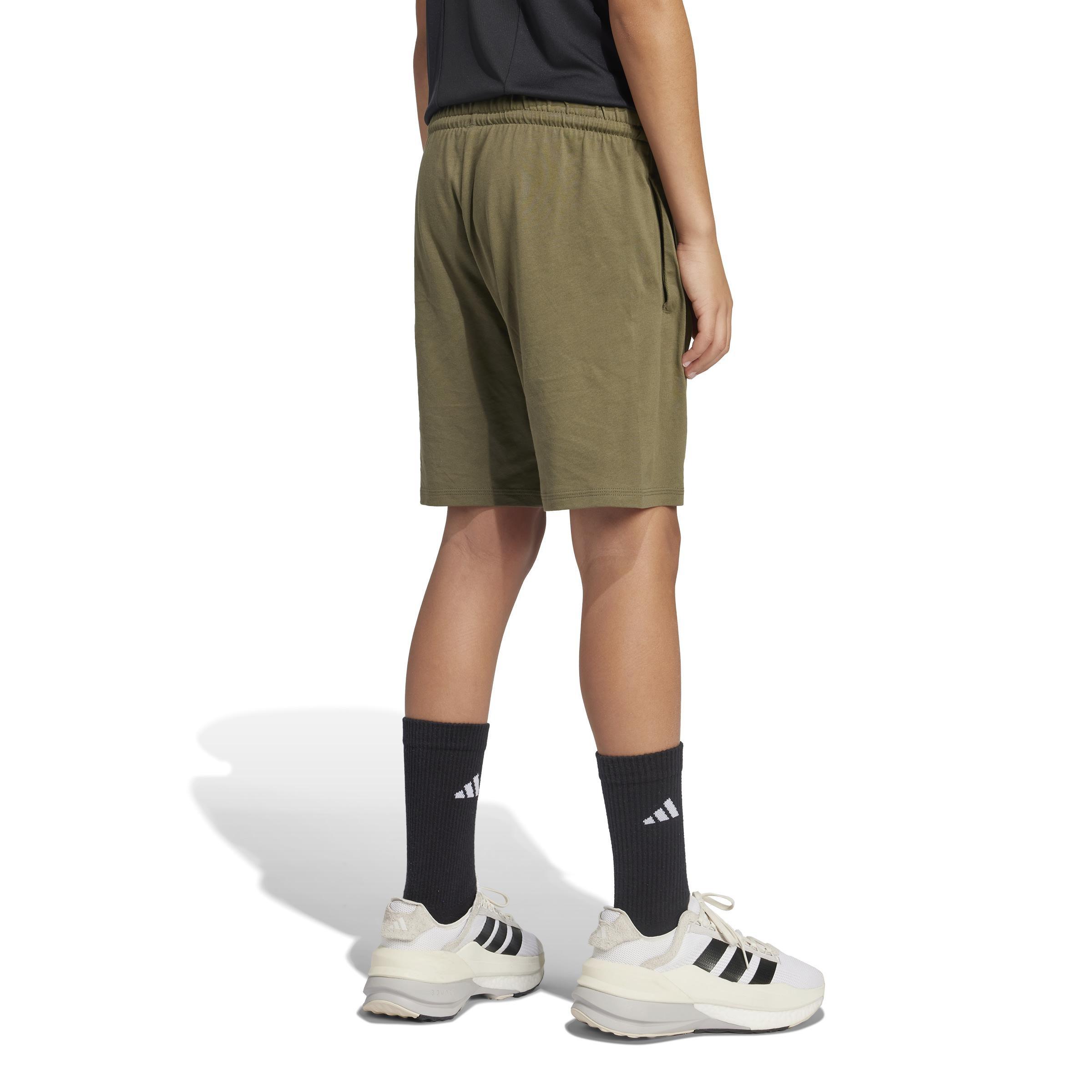 Unisex Kids Essentials Shorts, Green, , large image number 1