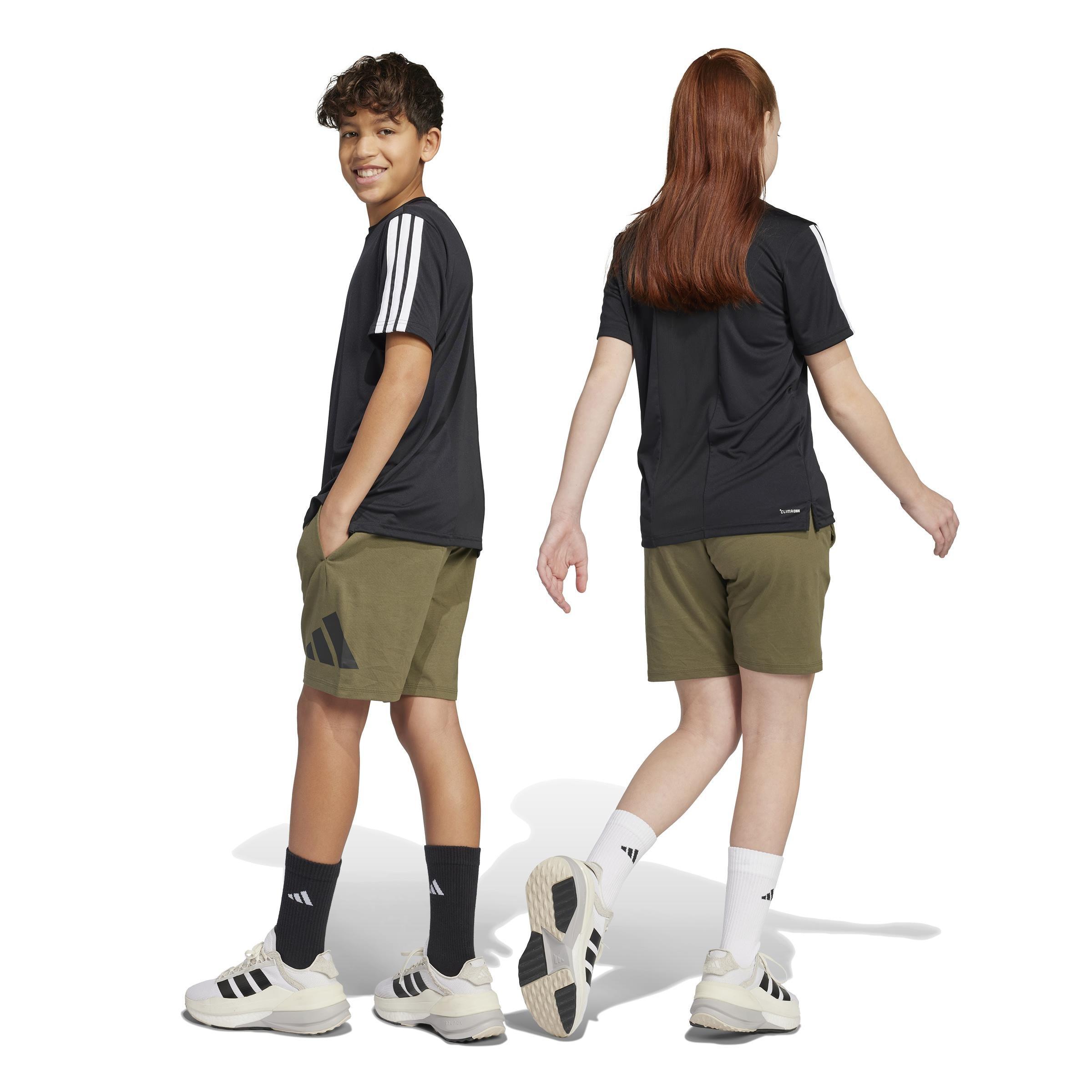 Unisex Kids Essentials Shorts, Green, , large image number 2