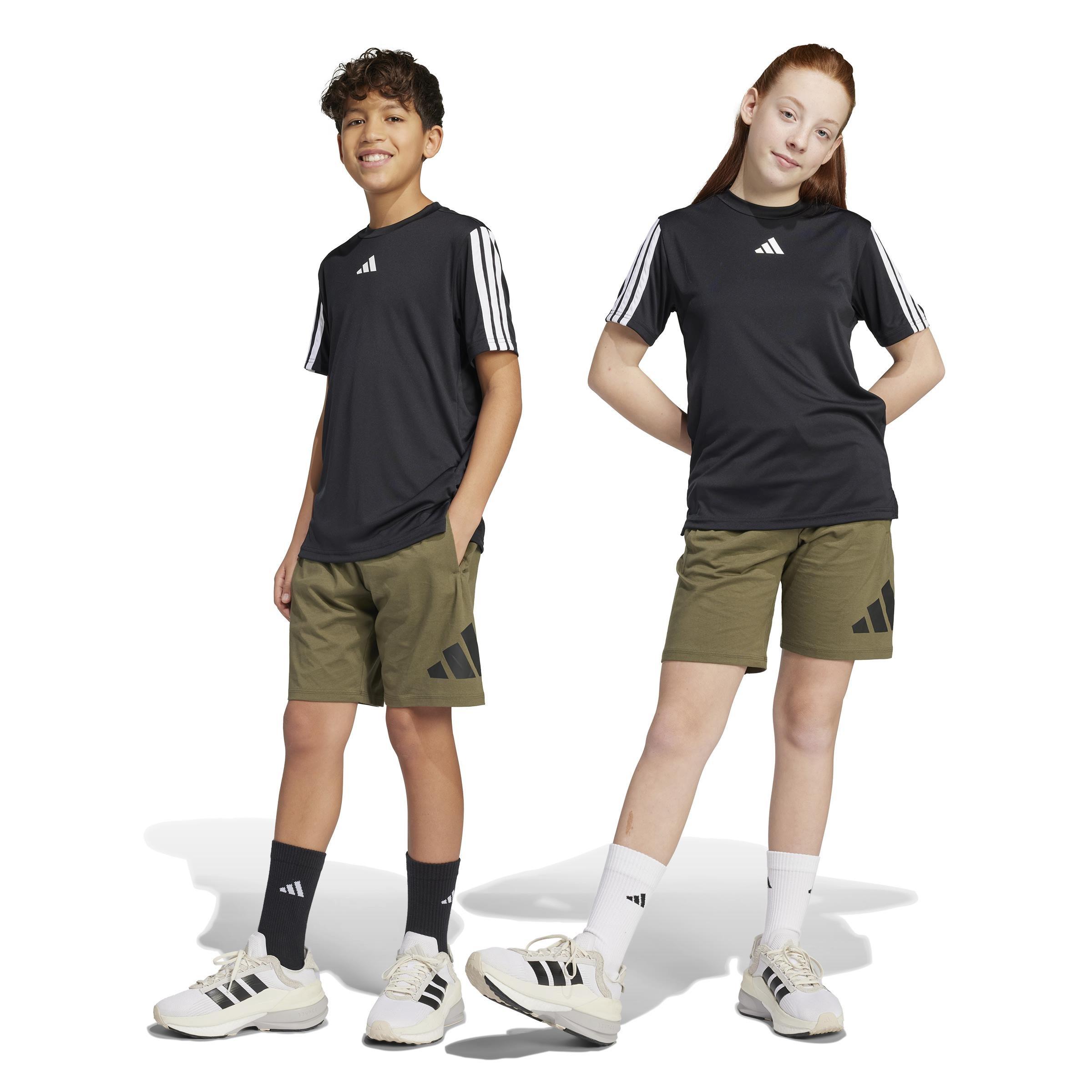 Unisex Kids Essentials Shorts, Green, , large image number 5