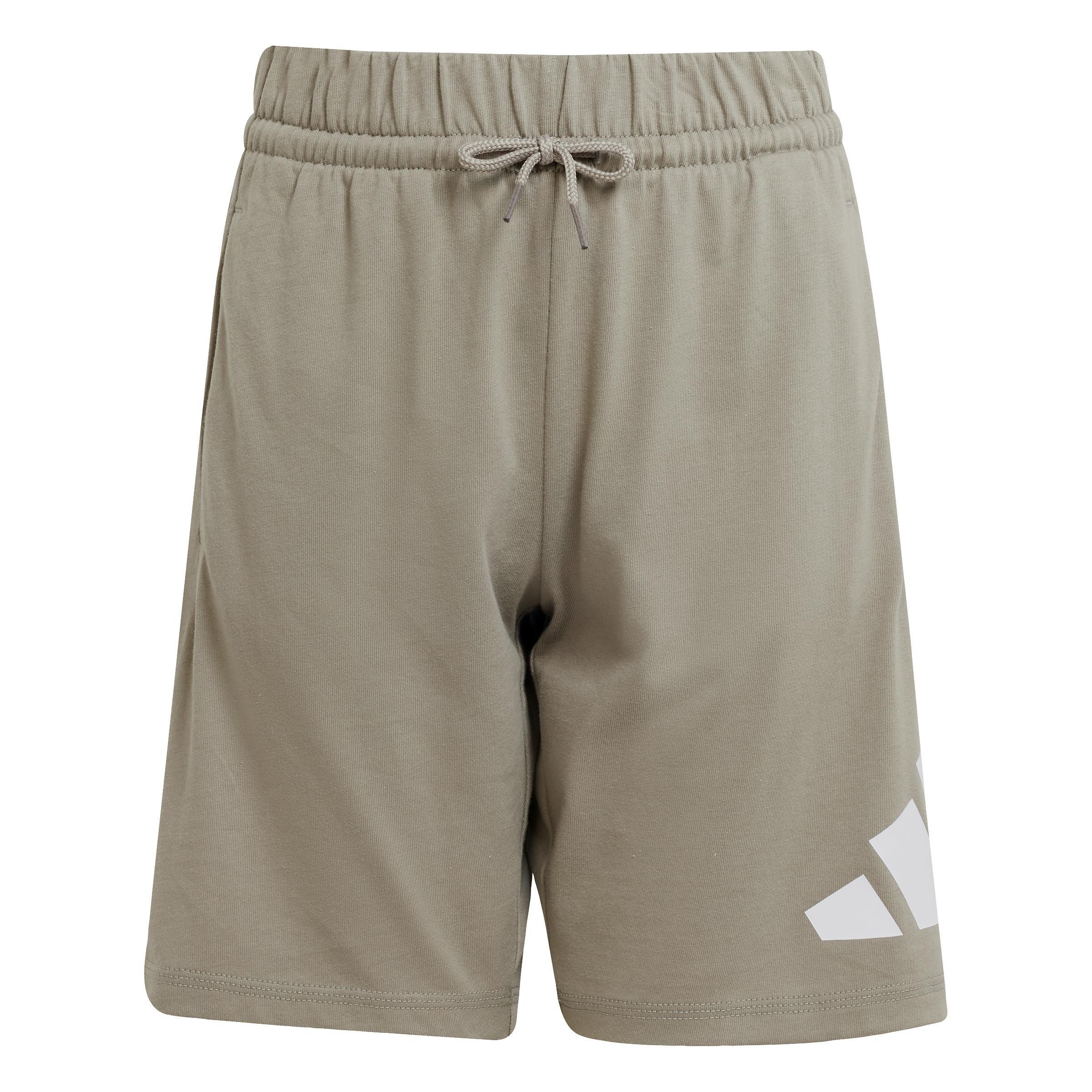 Unisex Kids Essentials Shorts, Beige, A701_ONE, large image number 0