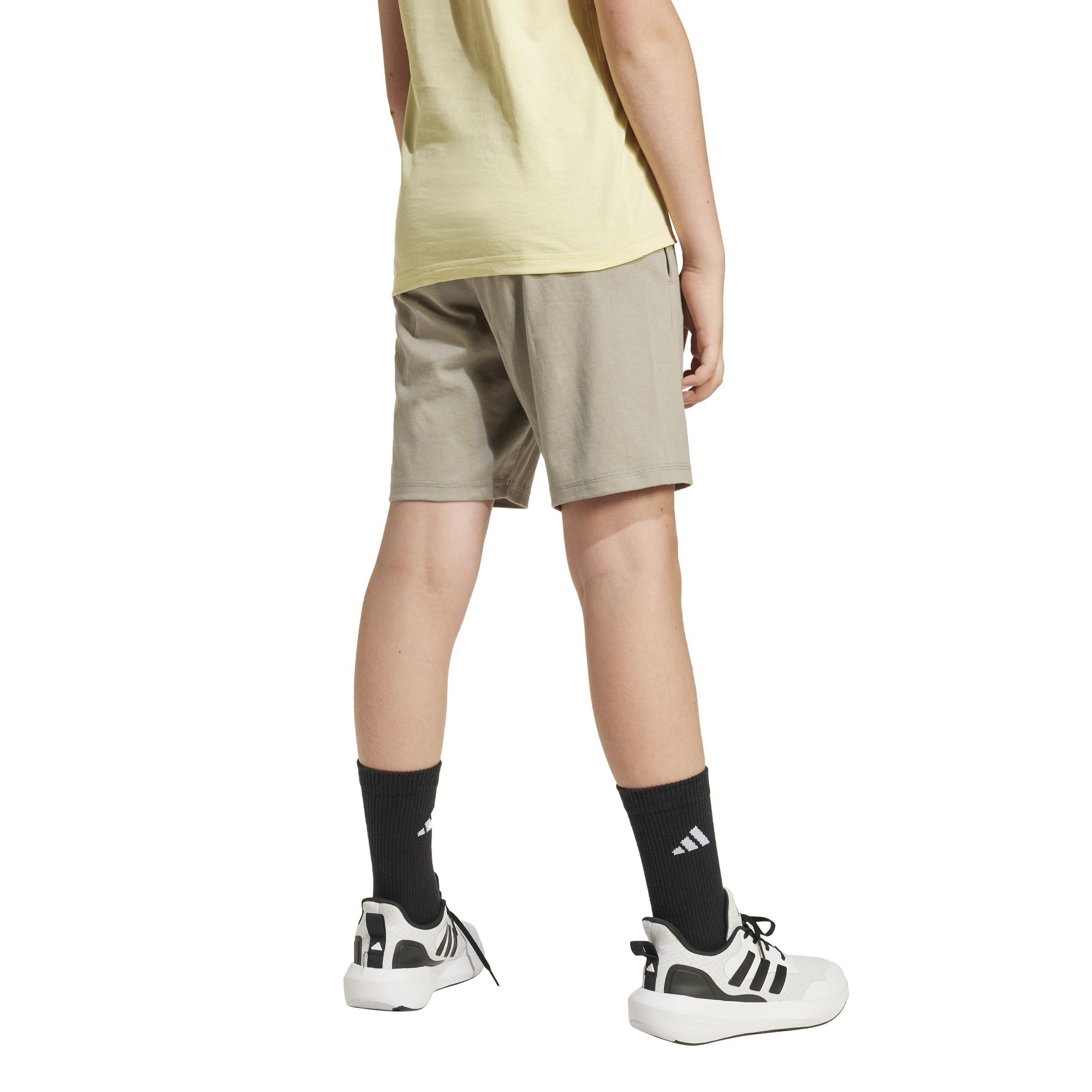 Unisex Kids Essentials Shorts, Beige, A701_ONE, large image number 2