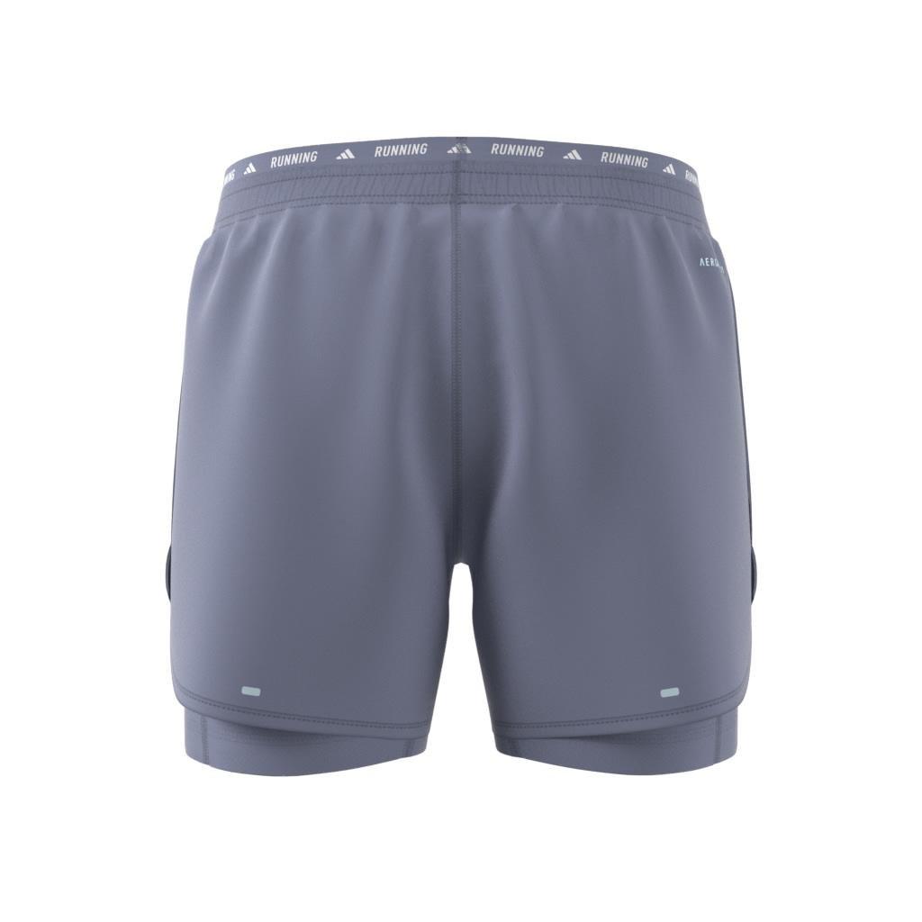 Own the Run 3-Stripes 2-in-1 Shorts, Purple, A701_ONE, large image number 5