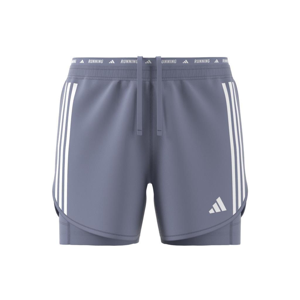 Own the Run 3-Stripes 2-in-1 Shorts, Purple, , large image number 6