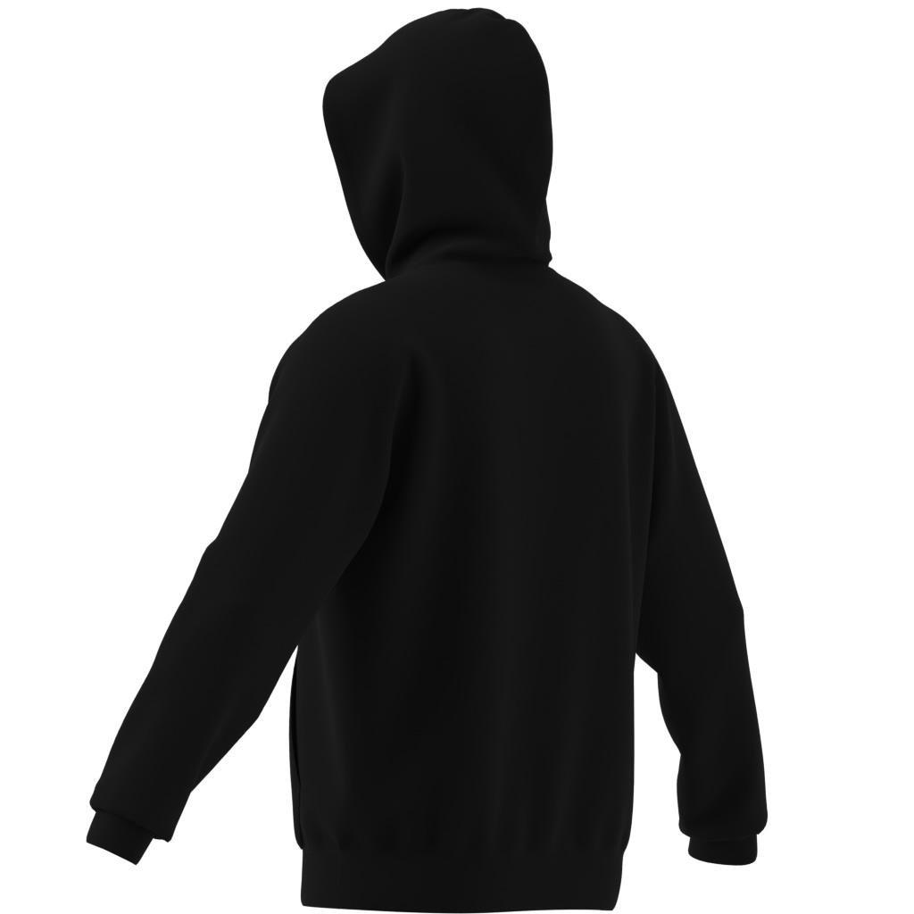 Trefoil Essentials Hoodie French Terry, Black, A701_ONE, large image number 5
