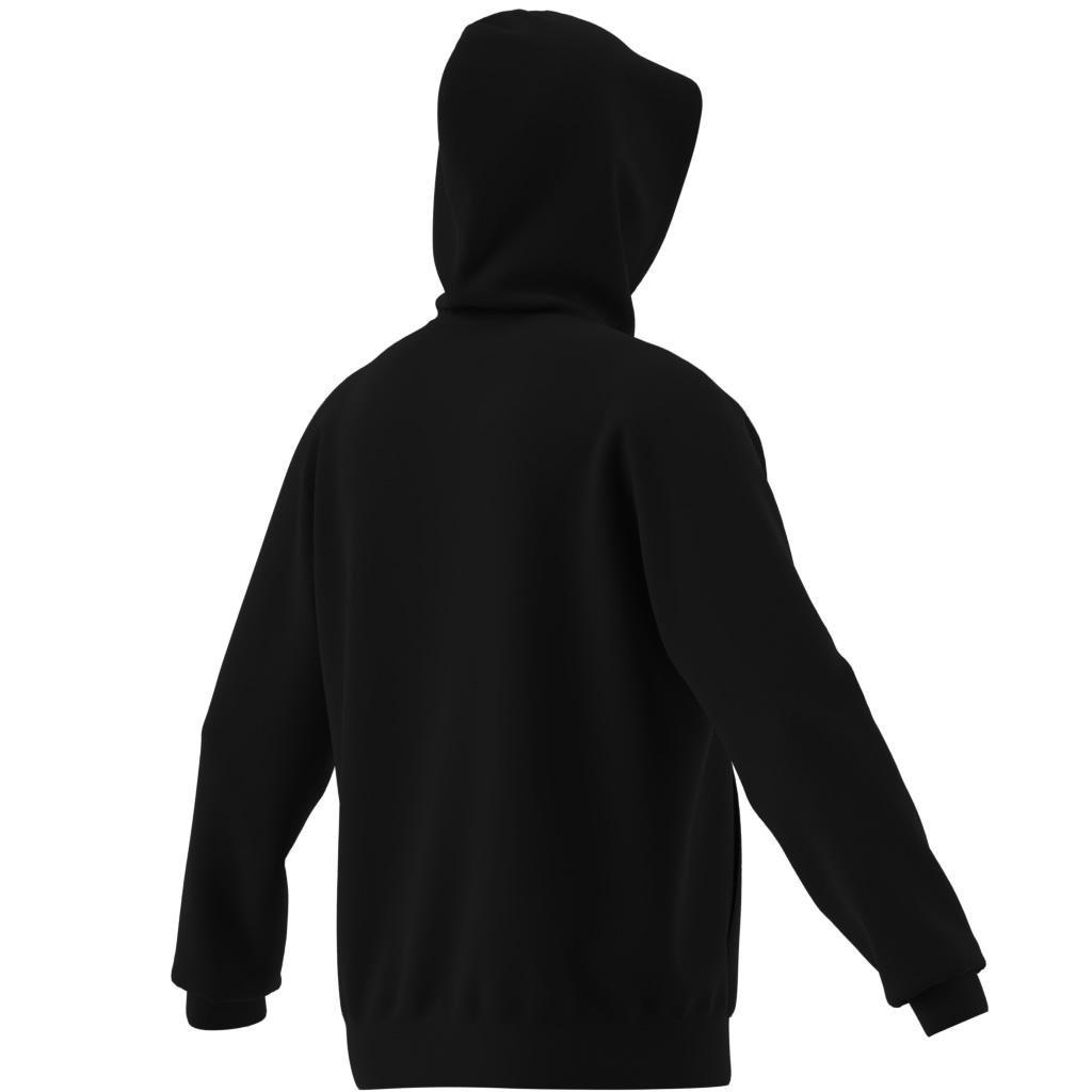 Trefoil Essentials Hoodie French Terry, Black, A701_ONE, large image number 7