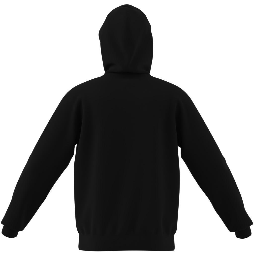 Trefoil Essentials Hoodie French Terry, Black, A701_ONE, large image number 12