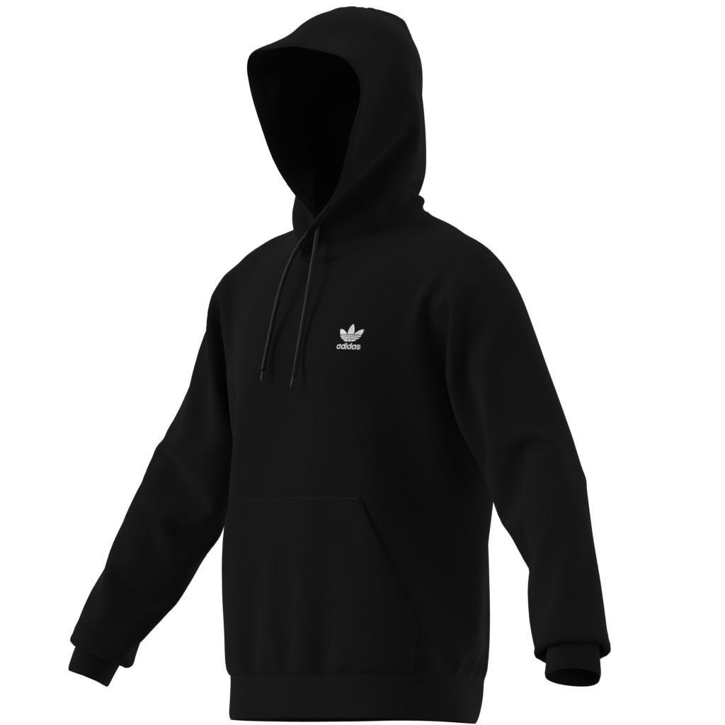 Trefoil Essentials Hoodie French Terry, Black, A701_ONE, large image number 14