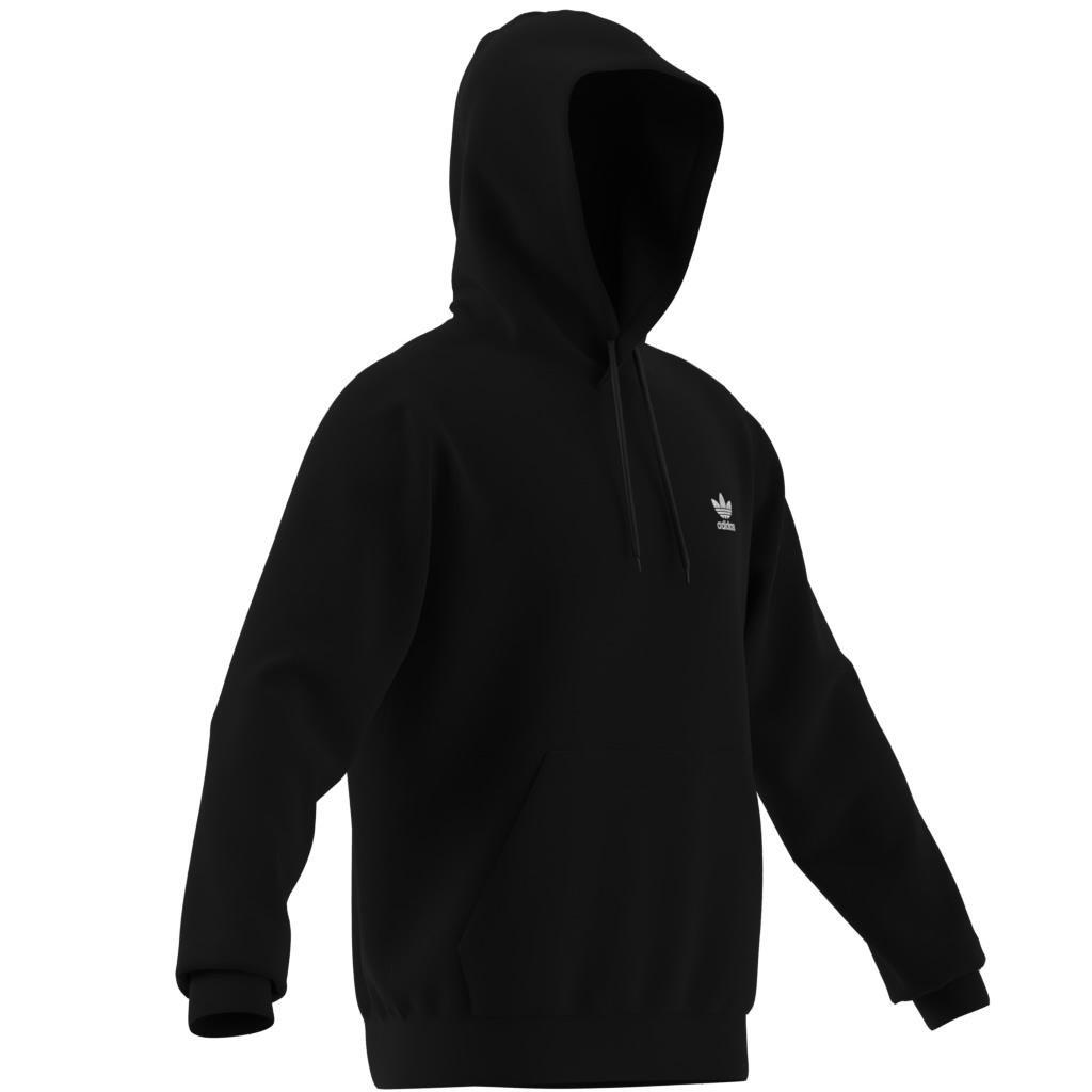 Trefoil Essentials Hoodie French Terry, Black, A701_ONE, large image number 14